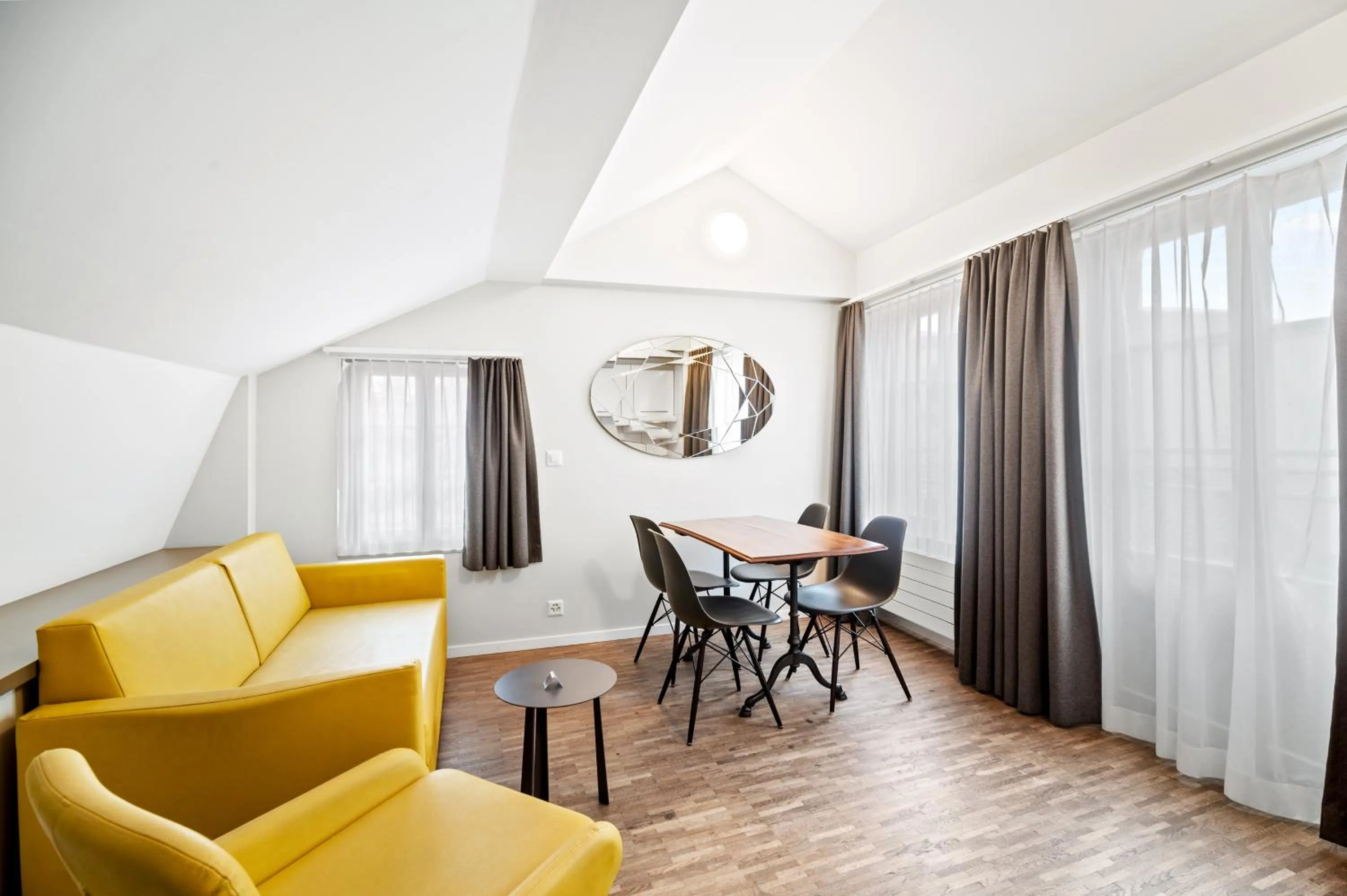 Living room in Aparthotel Hine Adon Fribourg