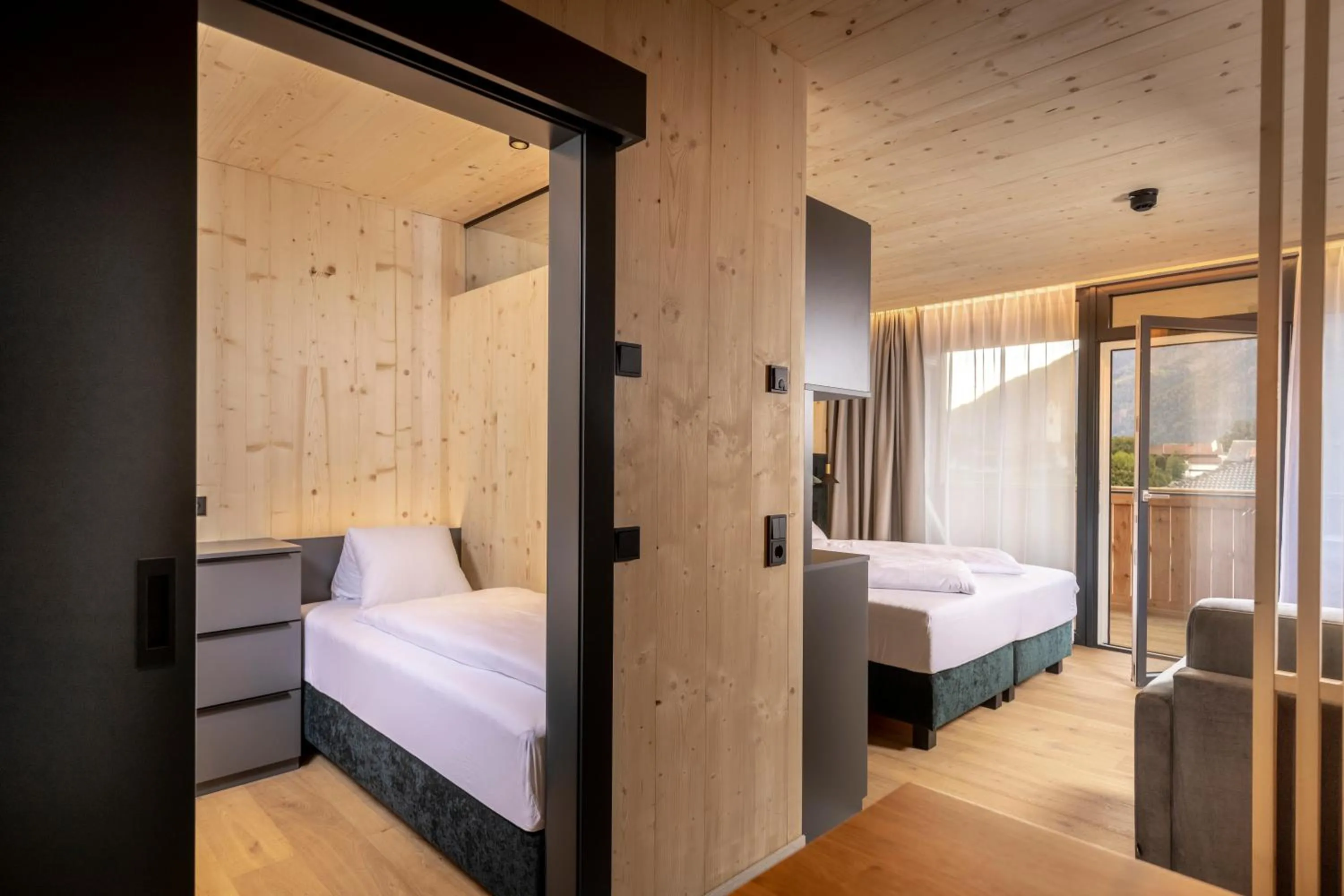 Bed in Der Dolomitenhof - Tristach
