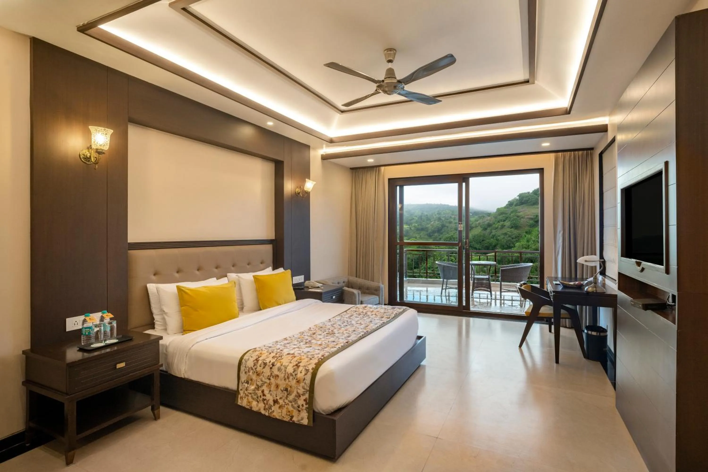 Bed in Mahua Bagh Resort Kumbhalgarh