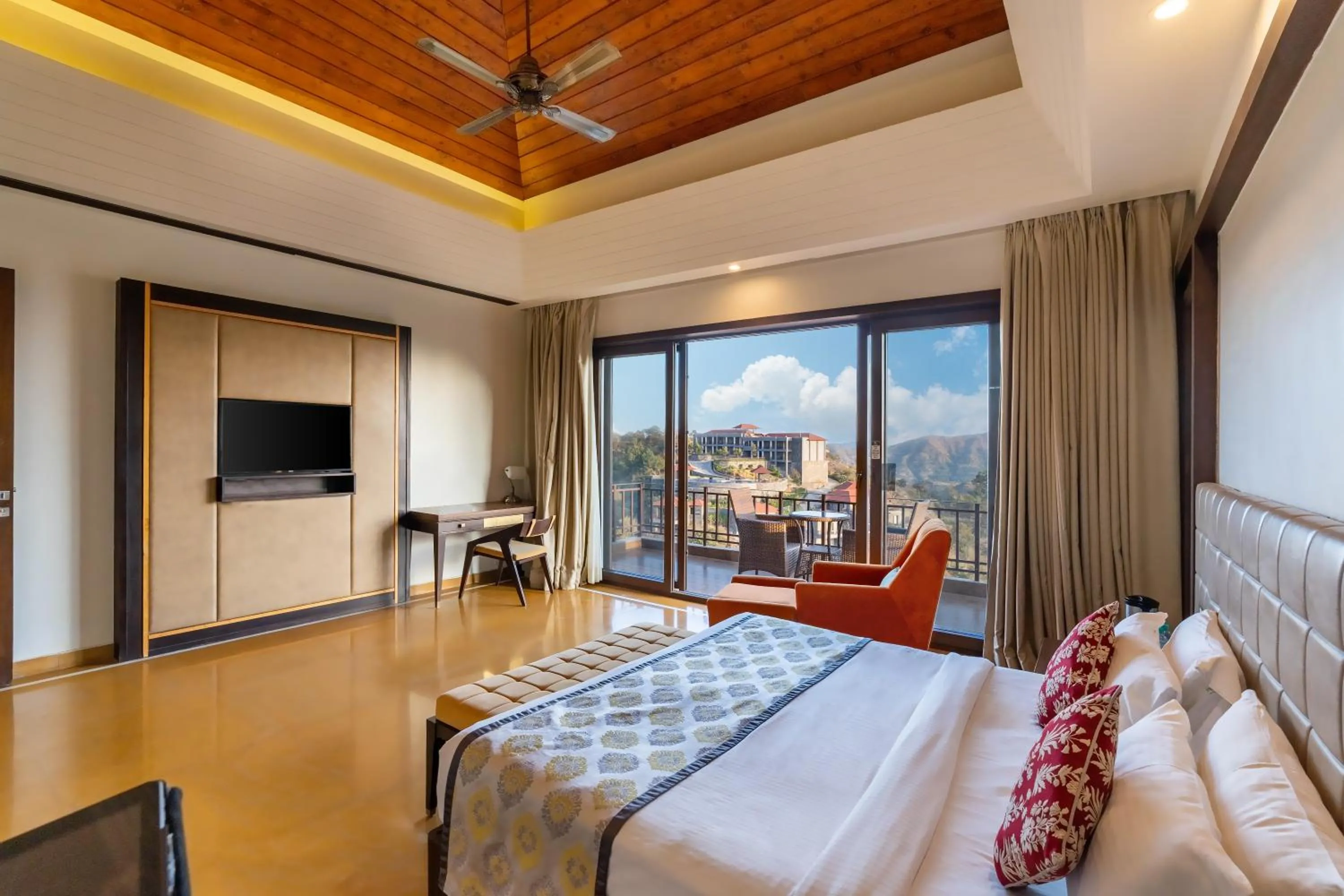 Bed in Mahua Bagh Resort Kumbhalgarh