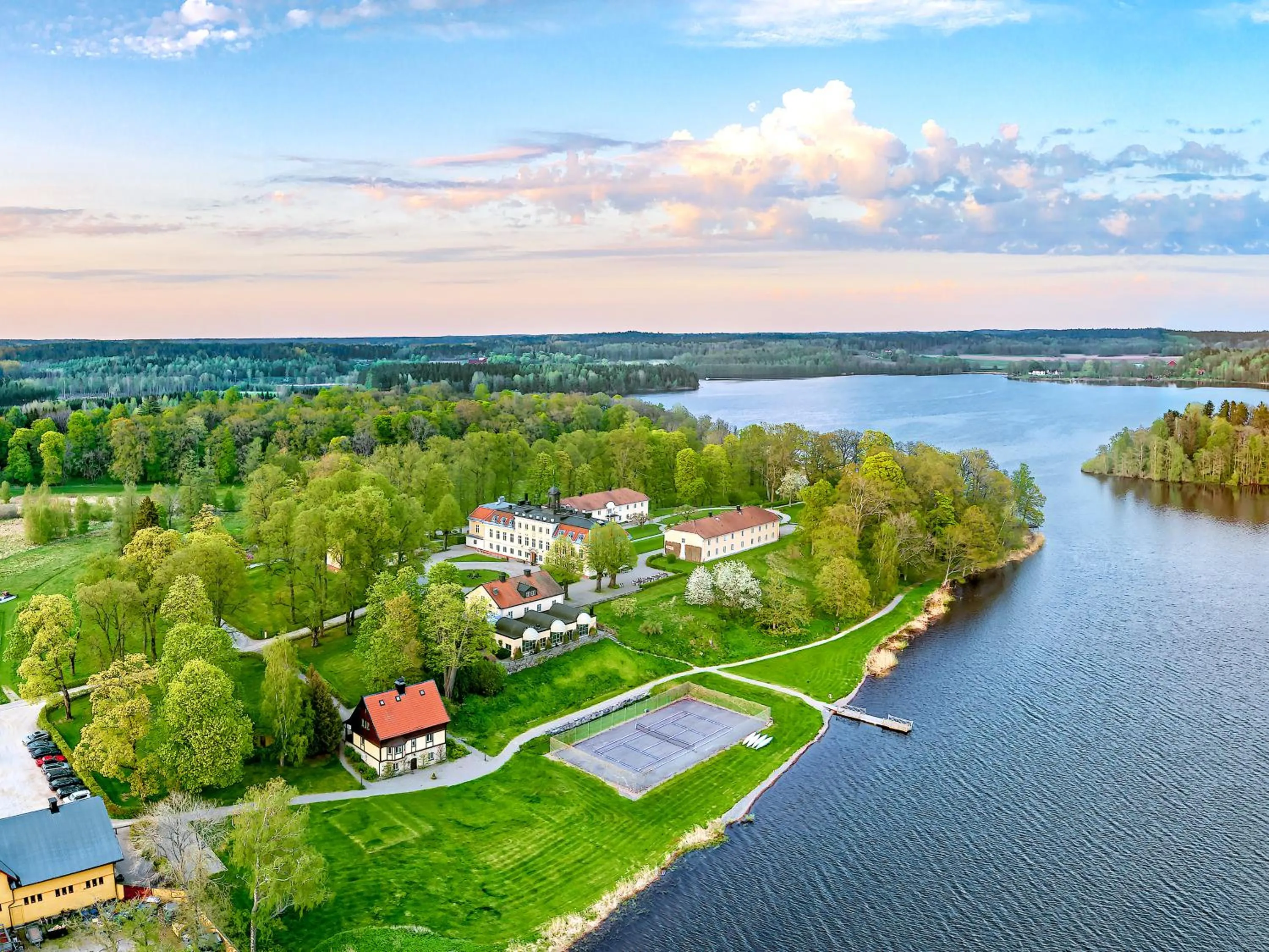 Bird's eye view in Södertuna Slott