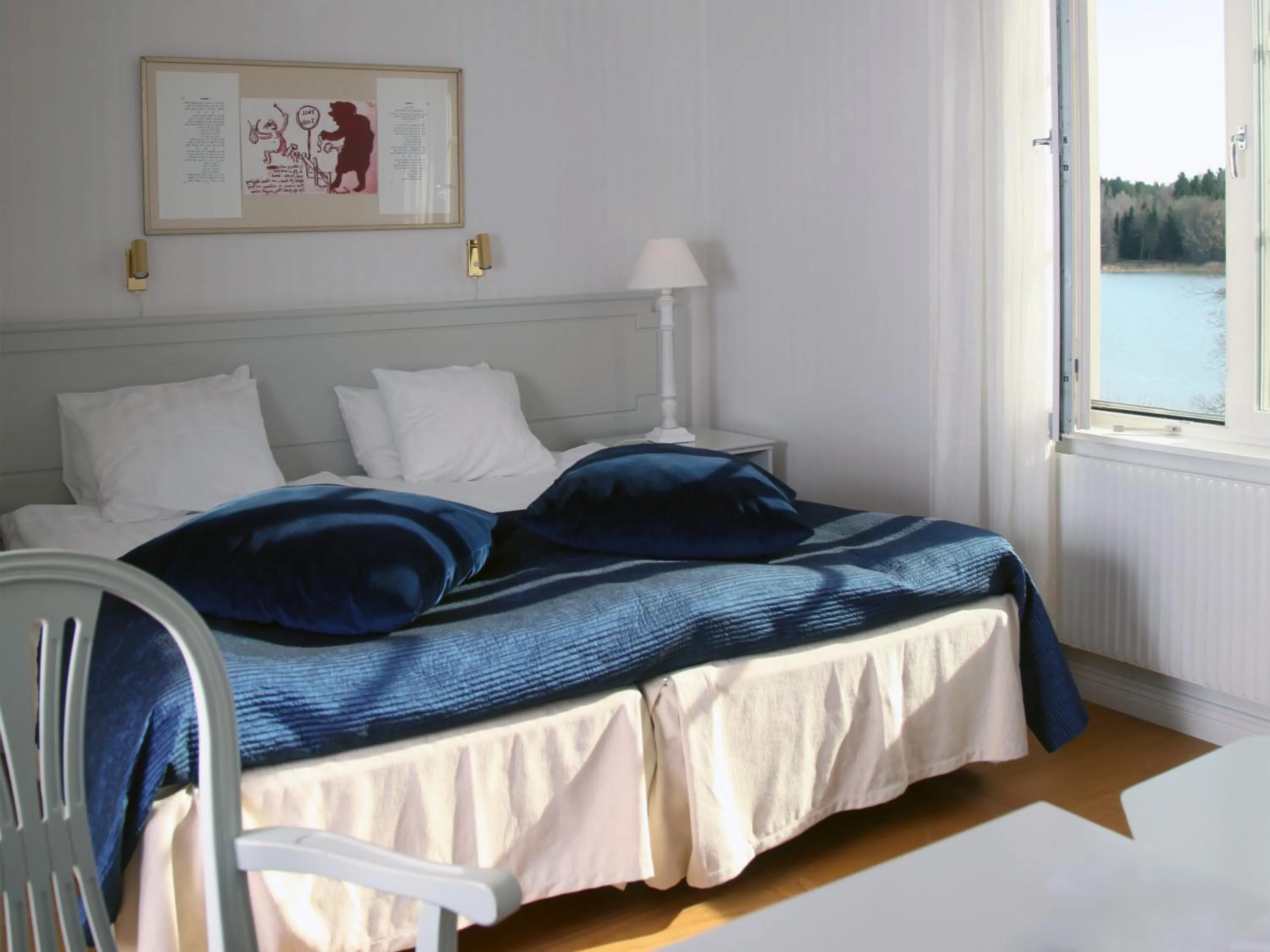 Bedroom, Bed in Södertuna Slott