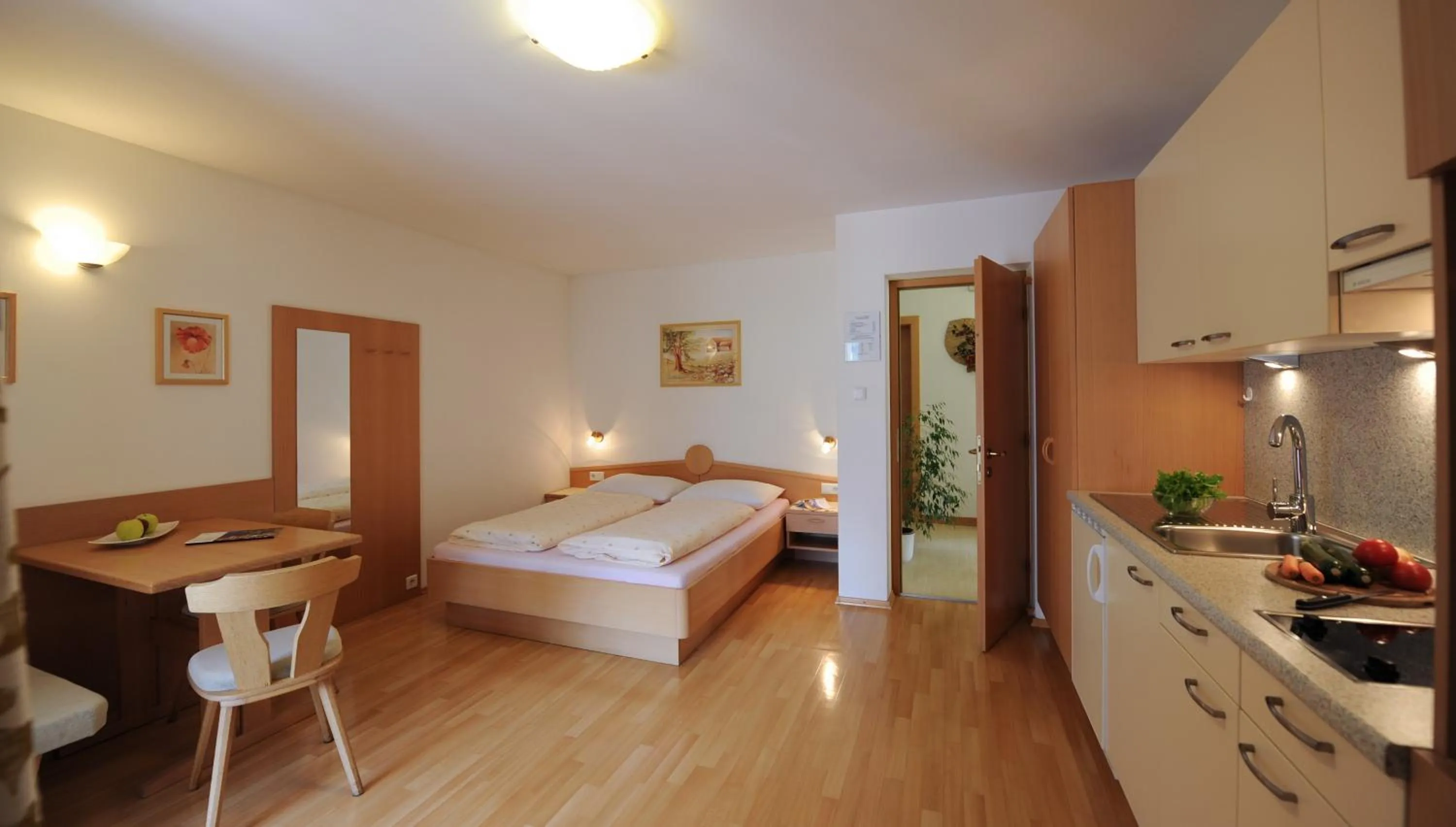 Coffee/tea facilities, Bed in Residence Obstgarten