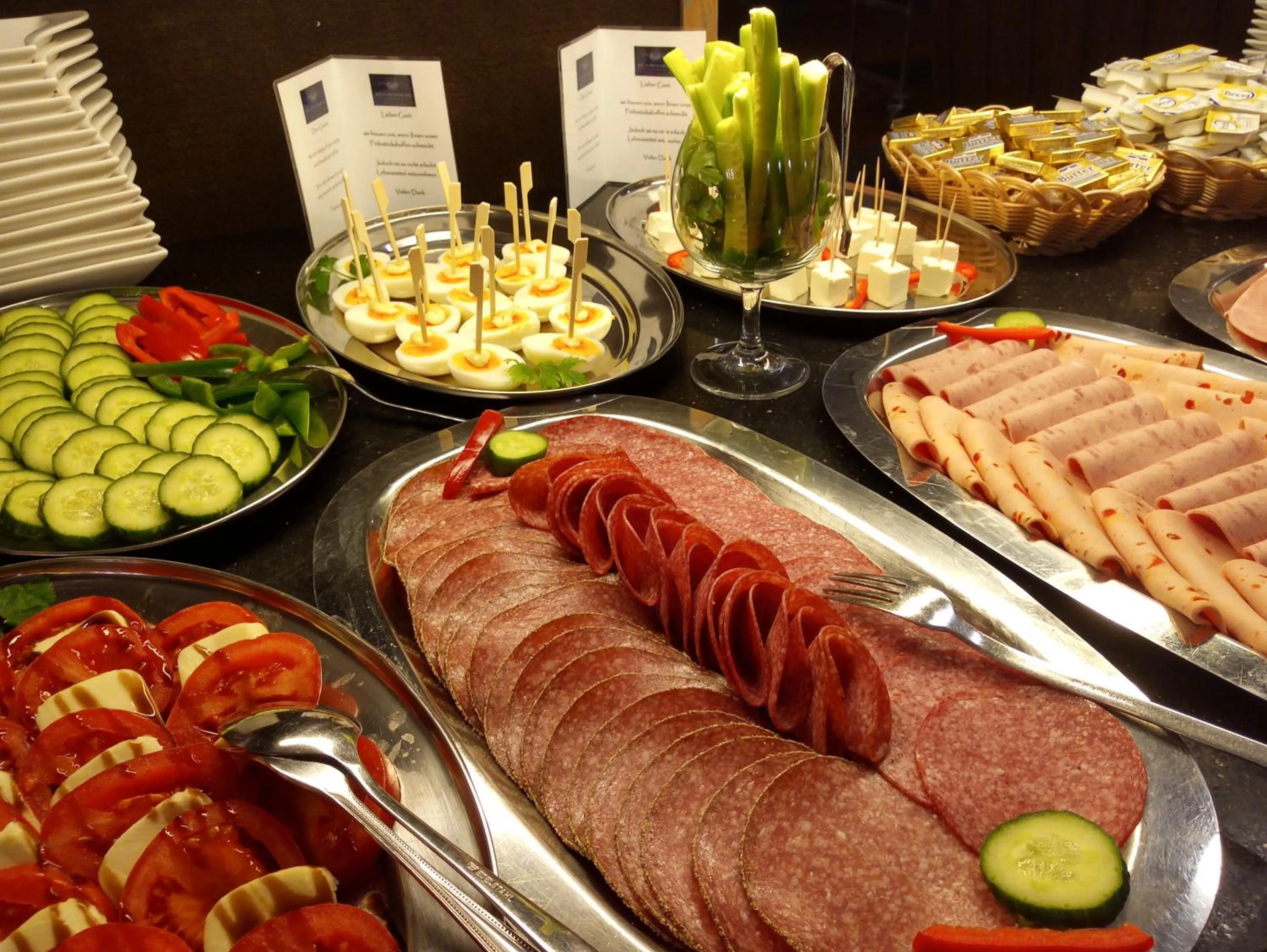 Buffet breakfast in Hotel Atlas Sport