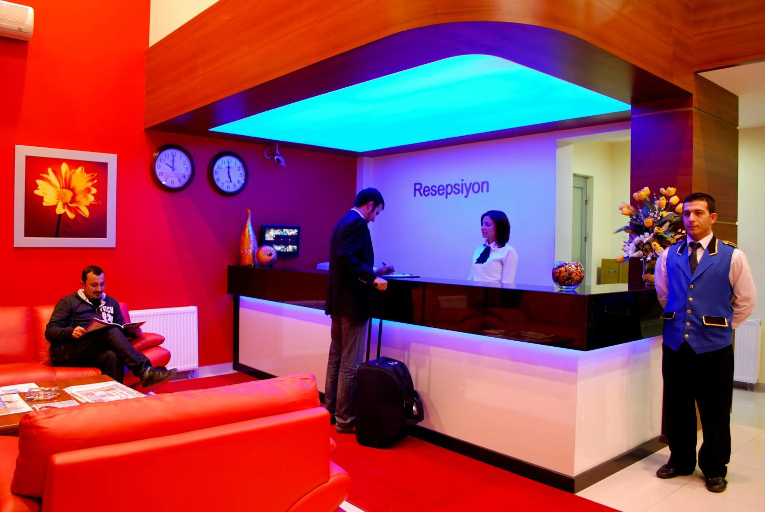 Lobby or reception in Lifos Hotel