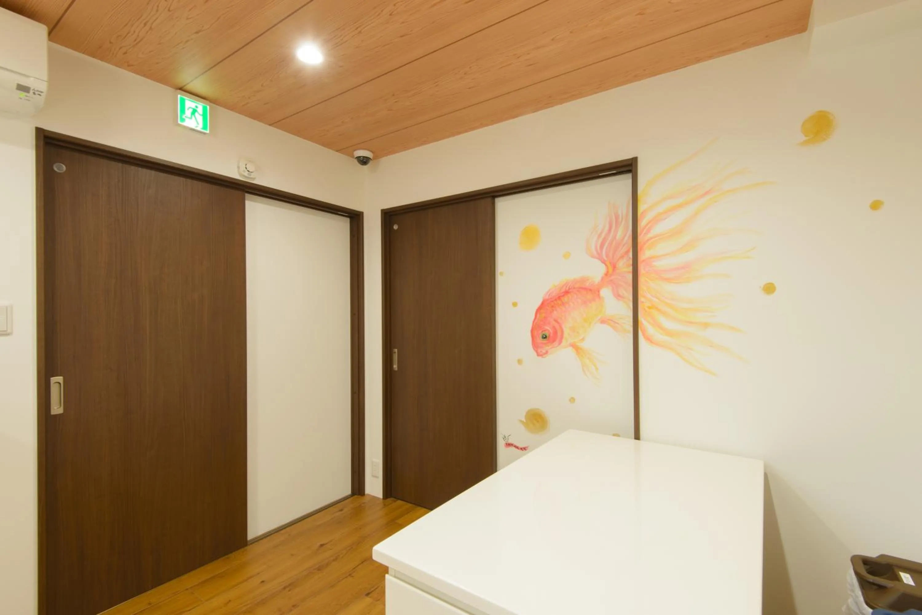 Communal kitchen in Guesthouse Kintoto