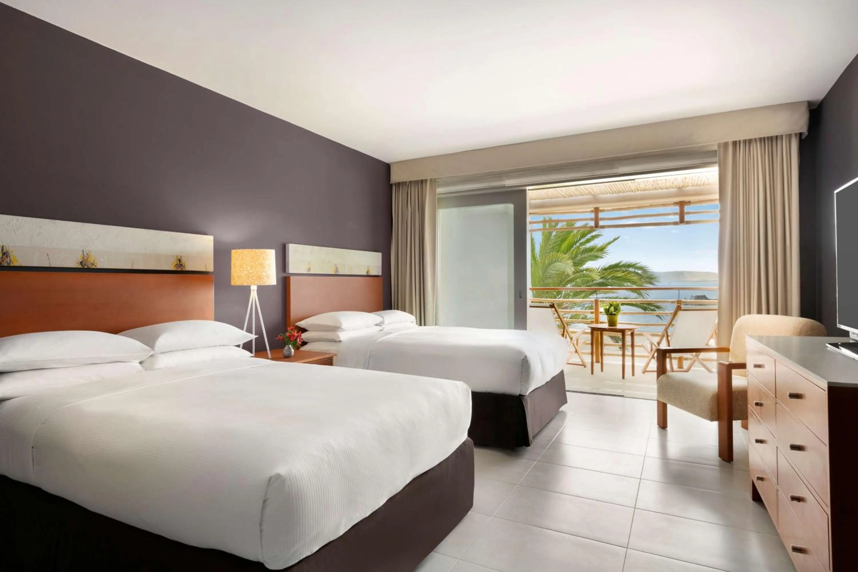 Bed in The Legend Paracas Resort, a Destination by Hyatt Hotel