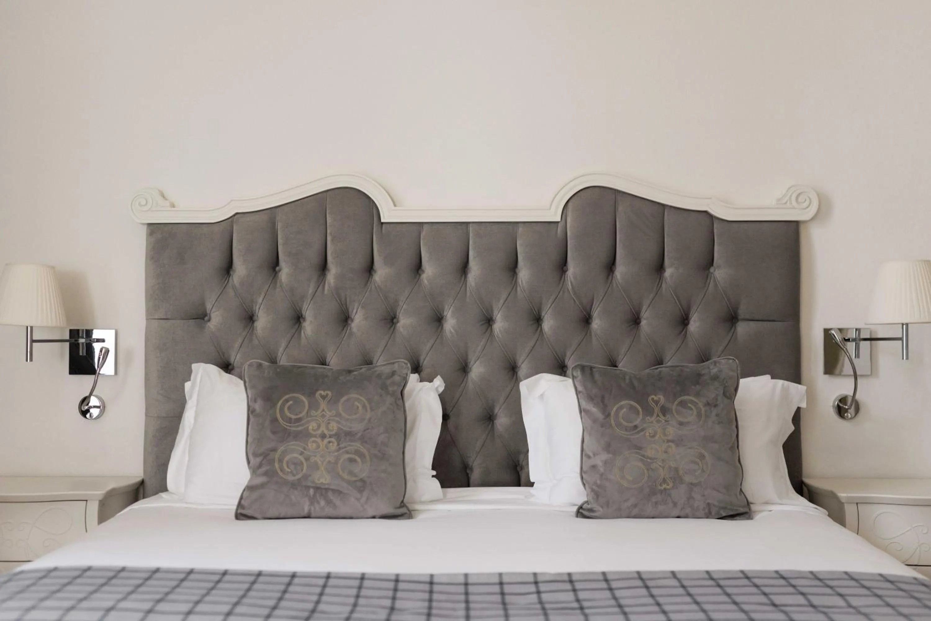 Bed in Grand Hotel Fasano