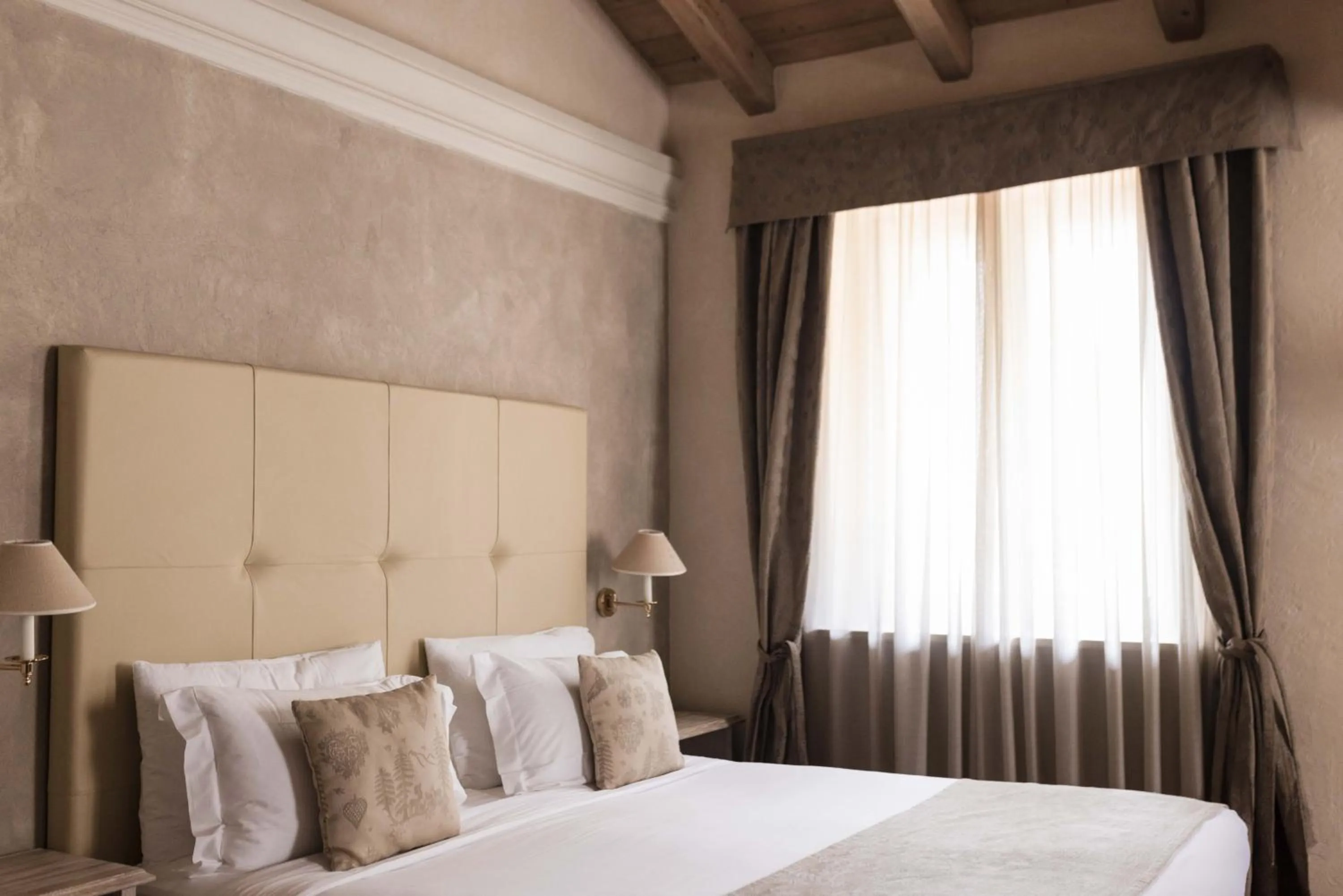 Bed in Grand Hotel Fasano