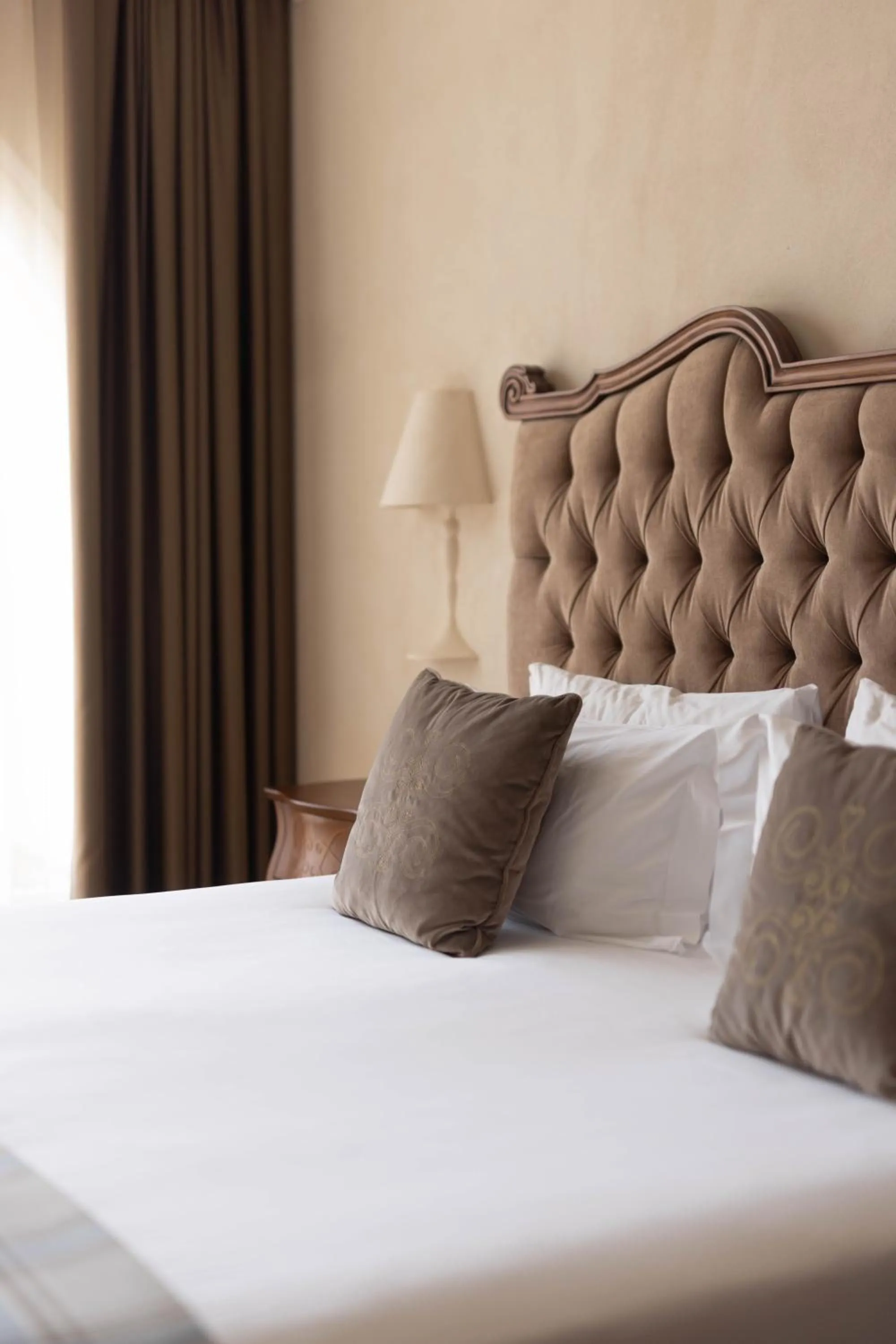 Bed in Grand Hotel Fasano