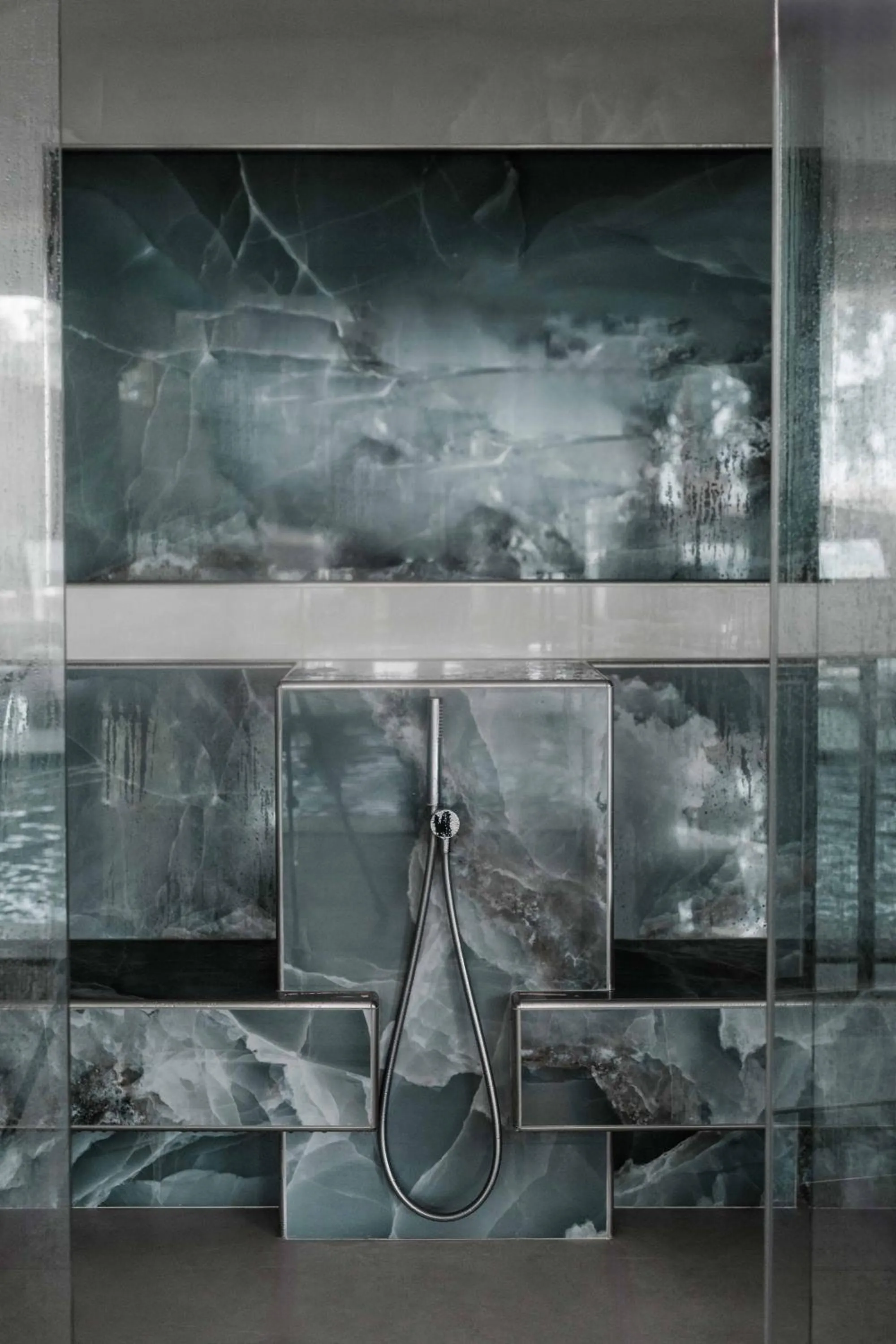 Steam room in Grand Hotel Fasano