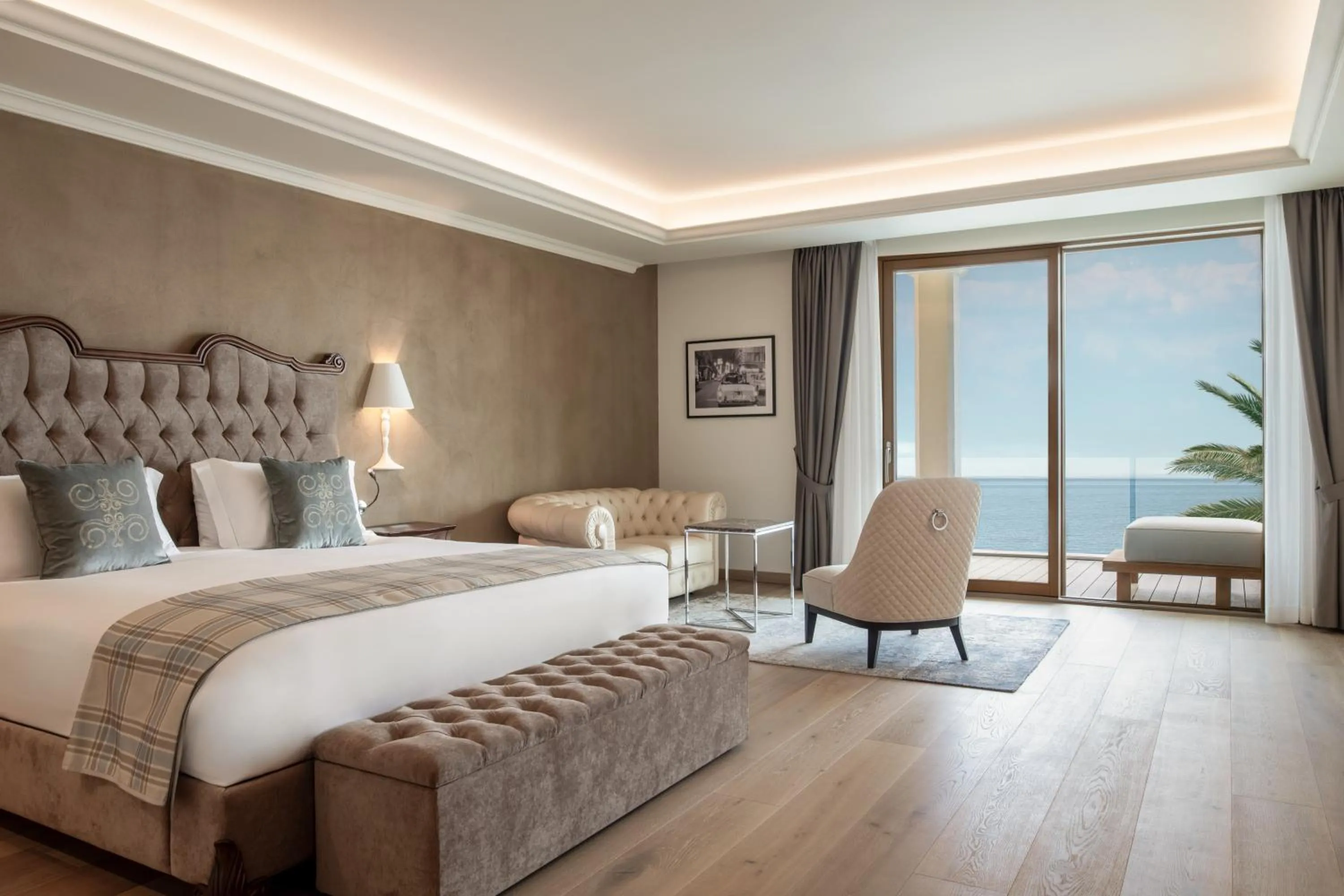 Bed in Grand Hotel Fasano