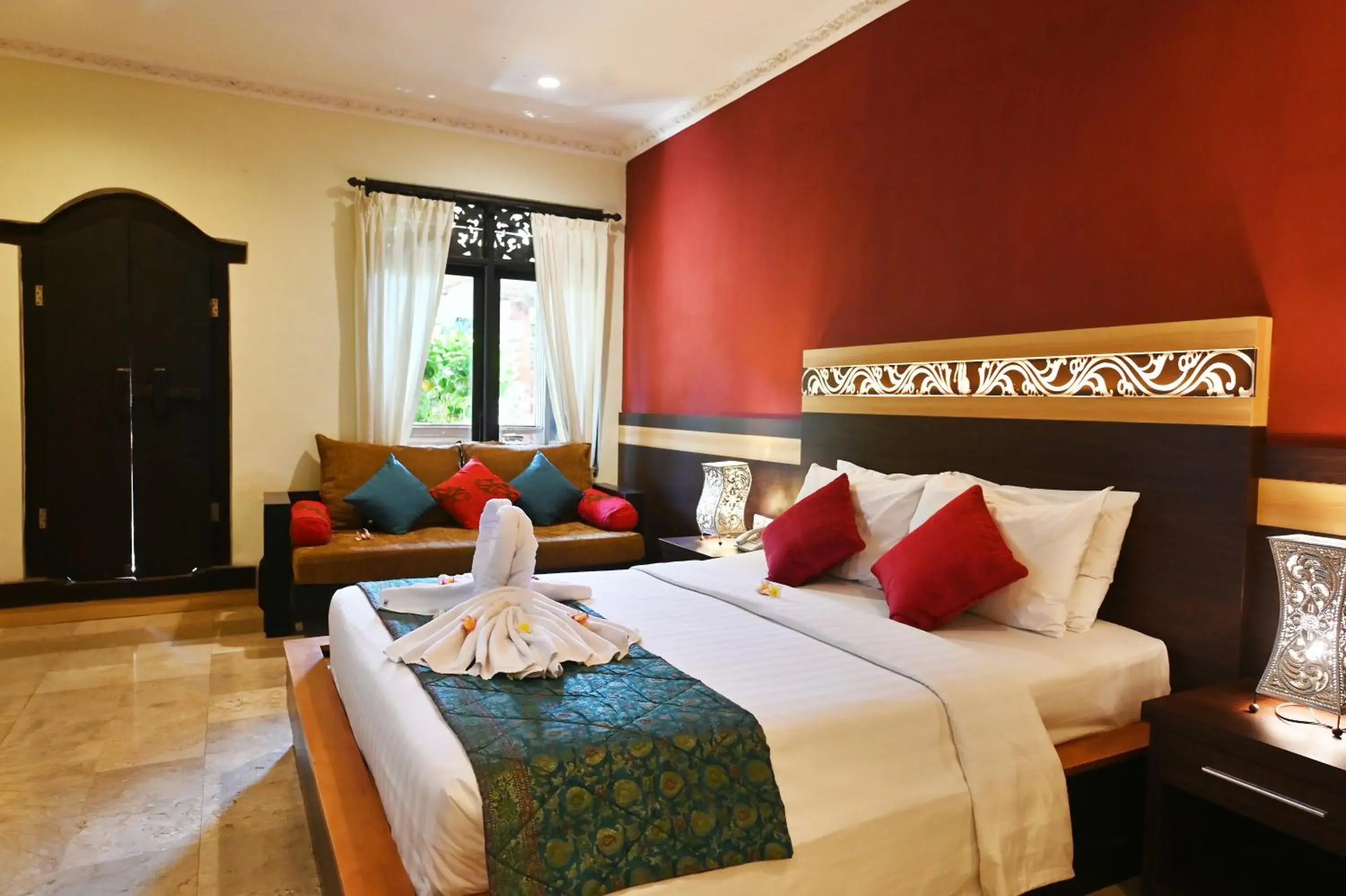 Bedroom, Bed in Puri Dewa Bharata Hotel & Villas Bedroom, Bed in Puri Dewa Bharata Hotel & Villas