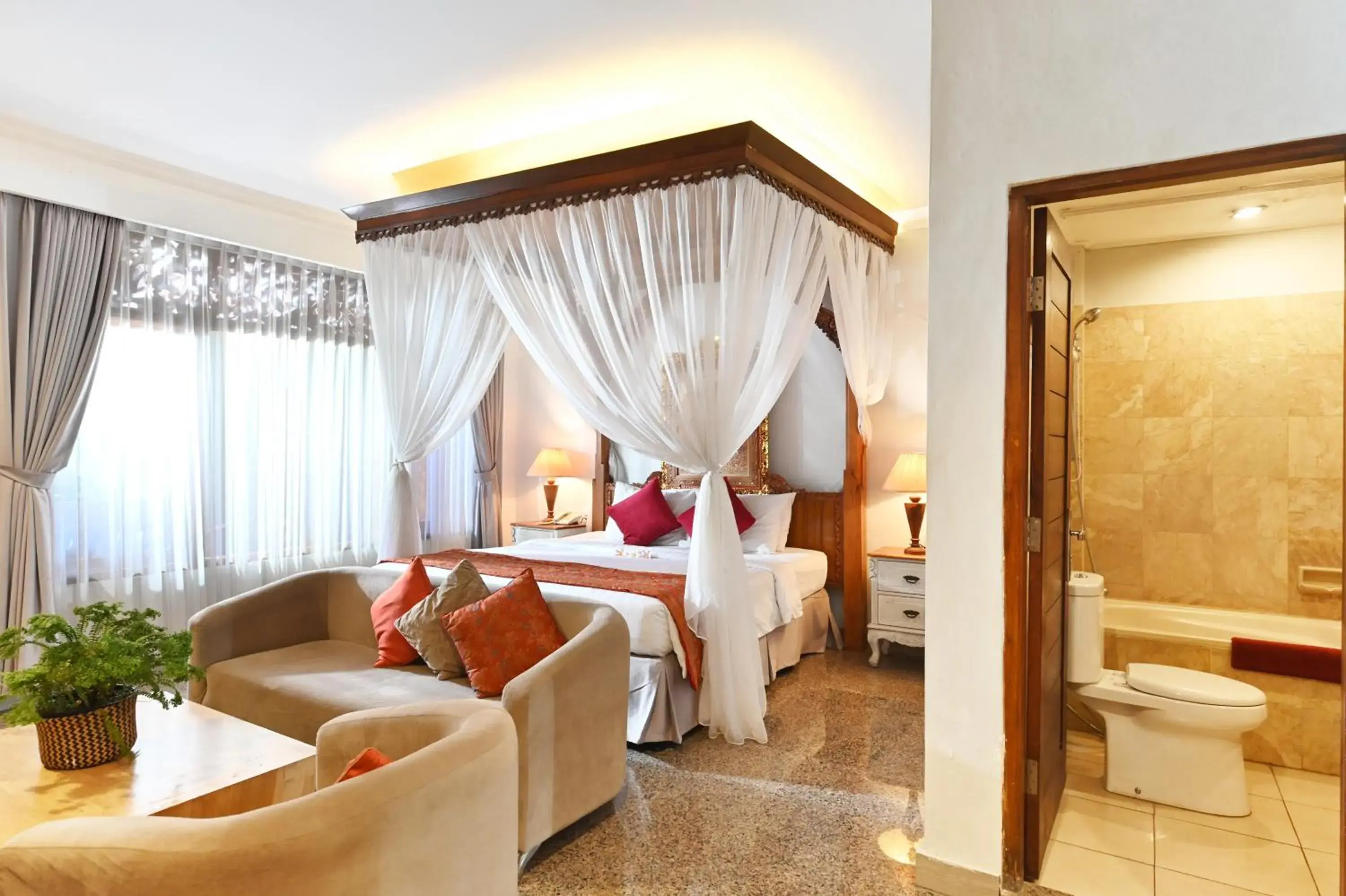 King Suite with Balcony in Puri Dewa Bharata Hotel & Villas King Suite with Balcony in Puri Dewa Bharata Hotel & Villas