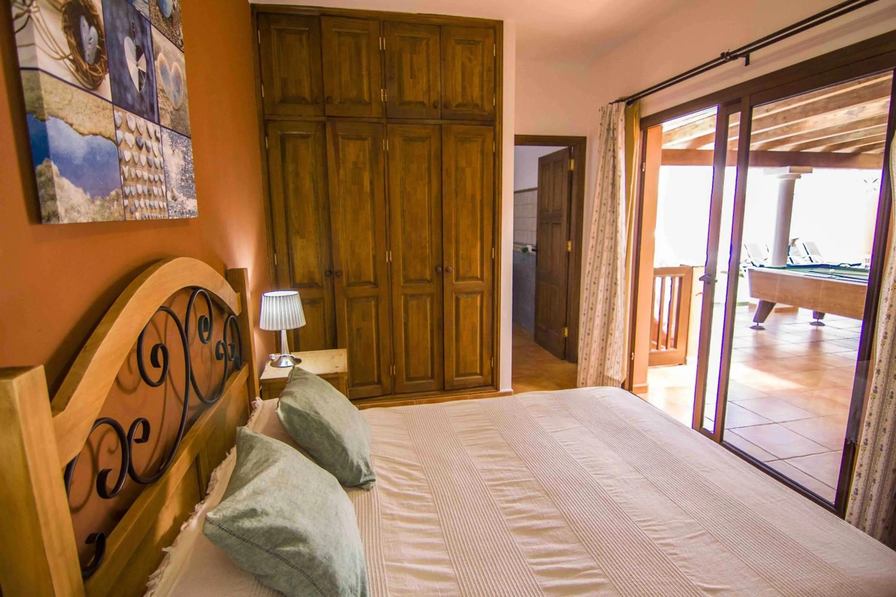 Bed in Anju Villas Villas Vistas del Mar