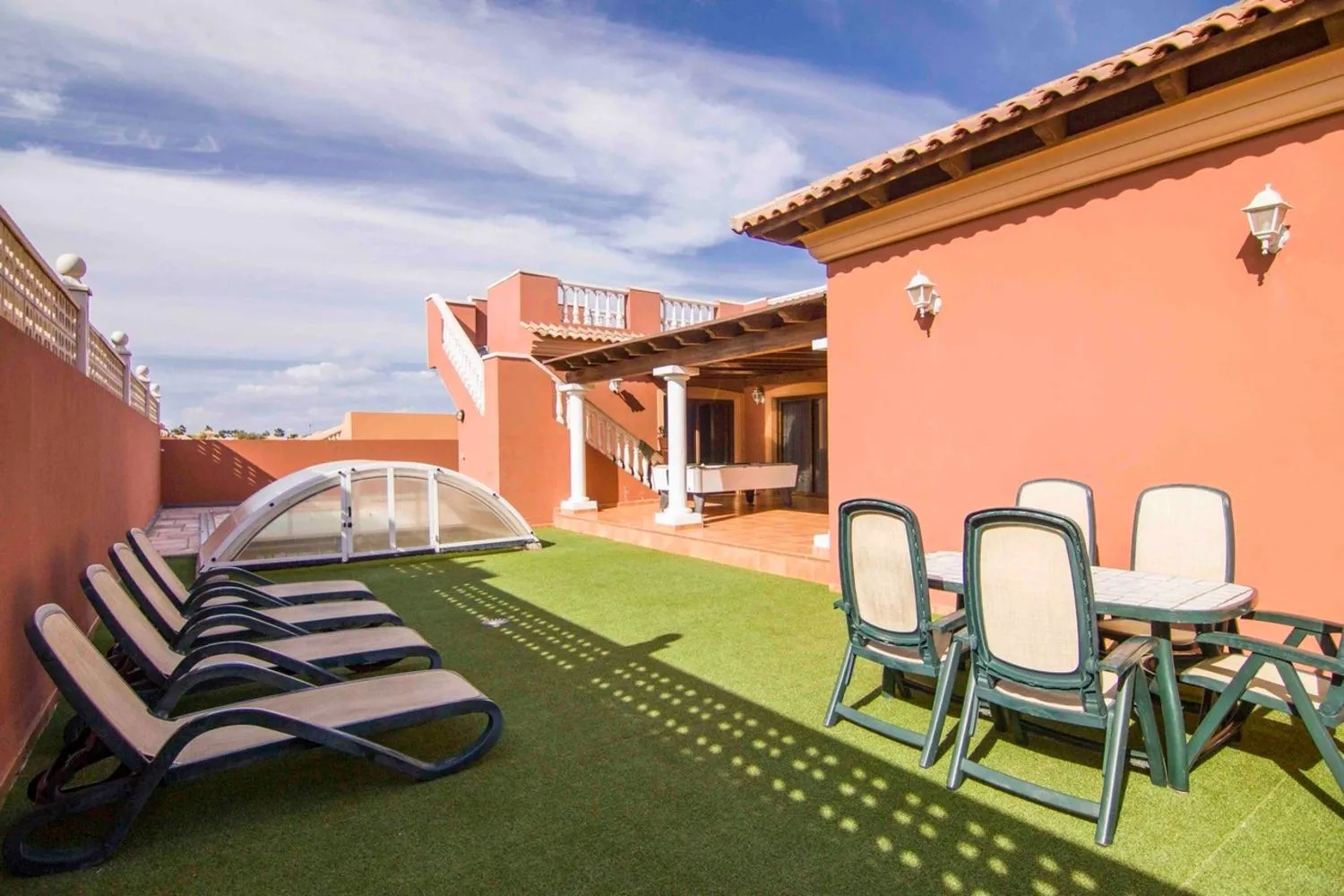 Patio in Anju Villas Villas Vistas del Mar