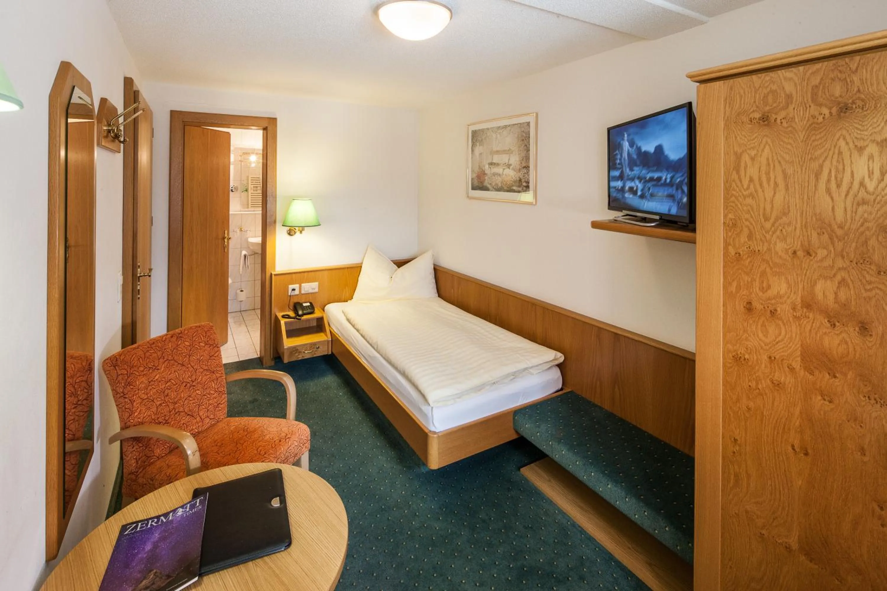 Bed in Hotel Cheminee