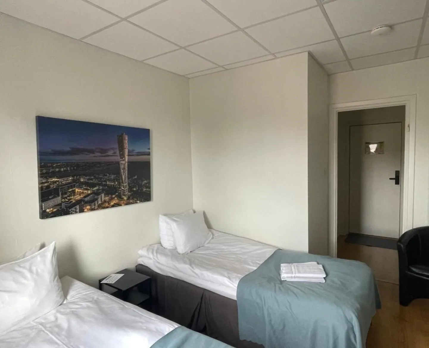 Bed in Hotell Skinnargården