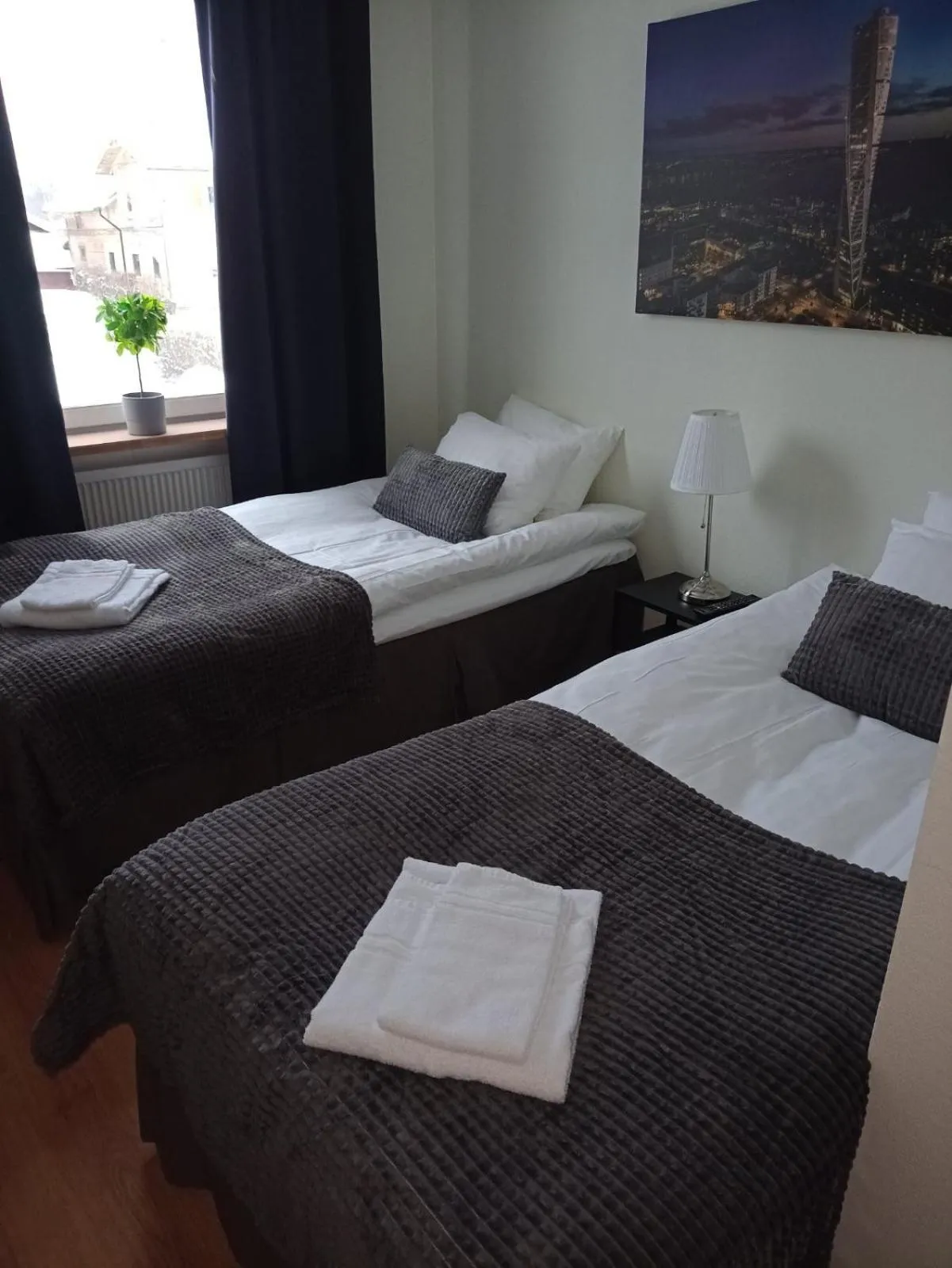 Bed in Hotell Skinnargården