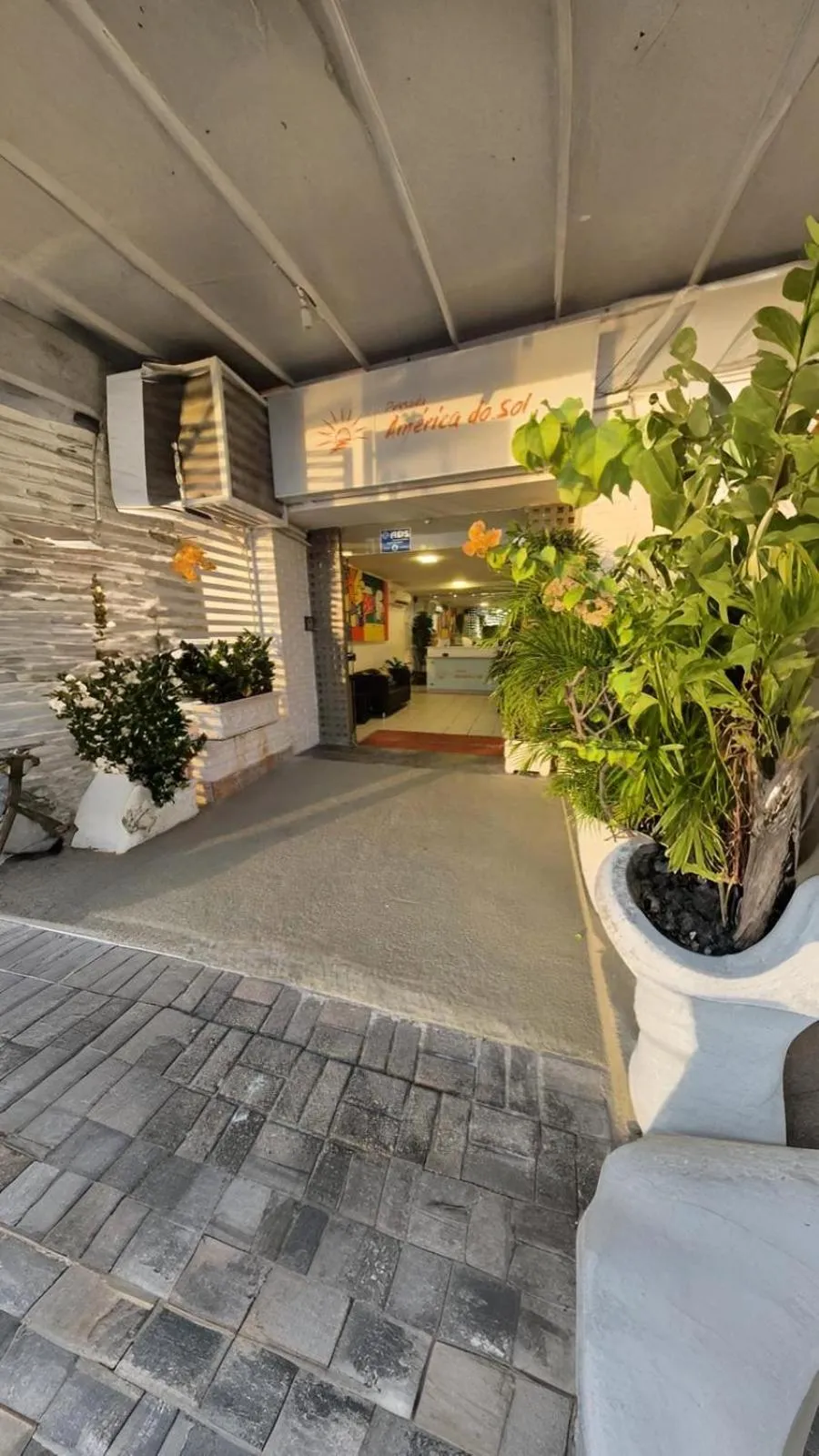 Facade/entrance in Pousada America do Sol