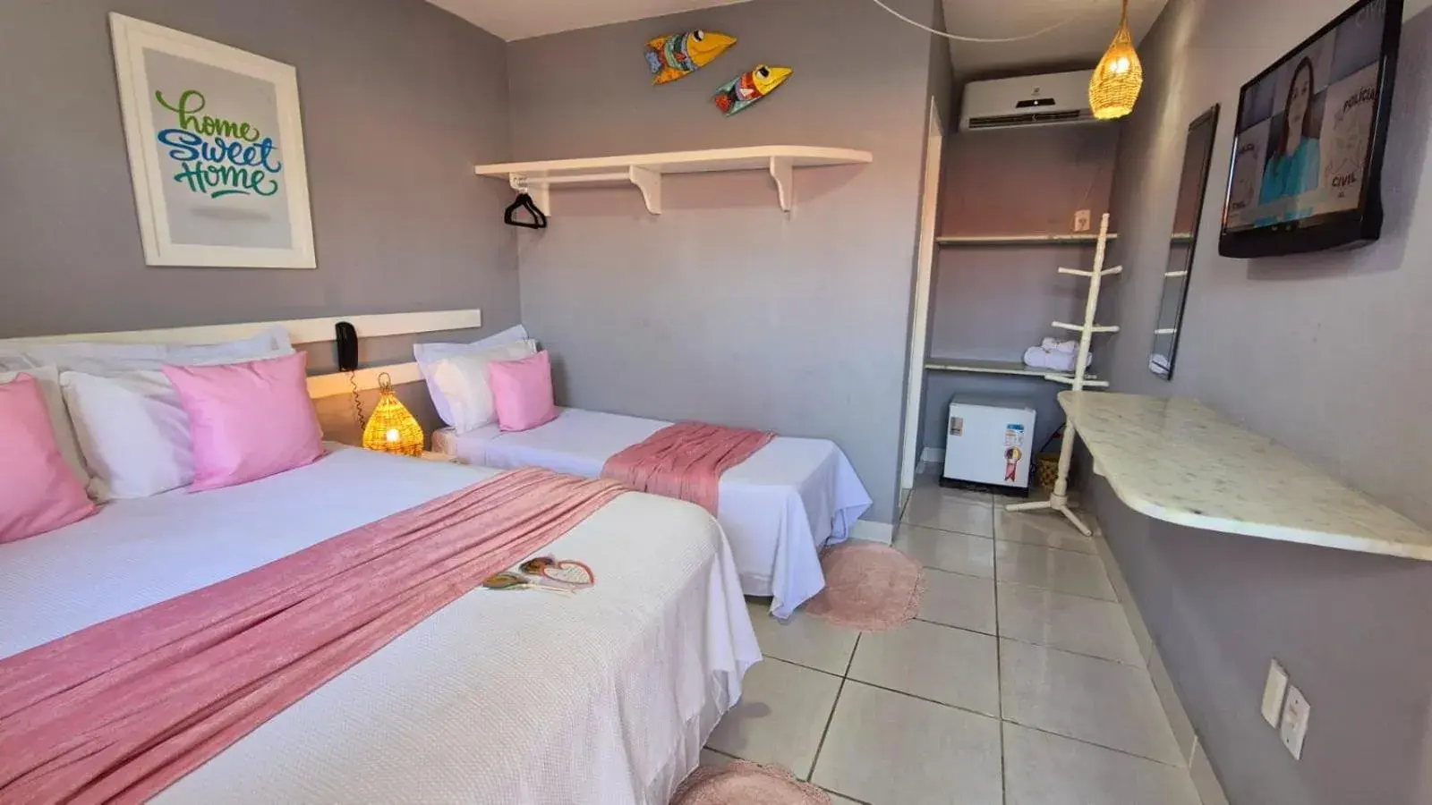 Standard Triple Room in Pousada America do Sol Standard Triple Room in Pousada America do Sol