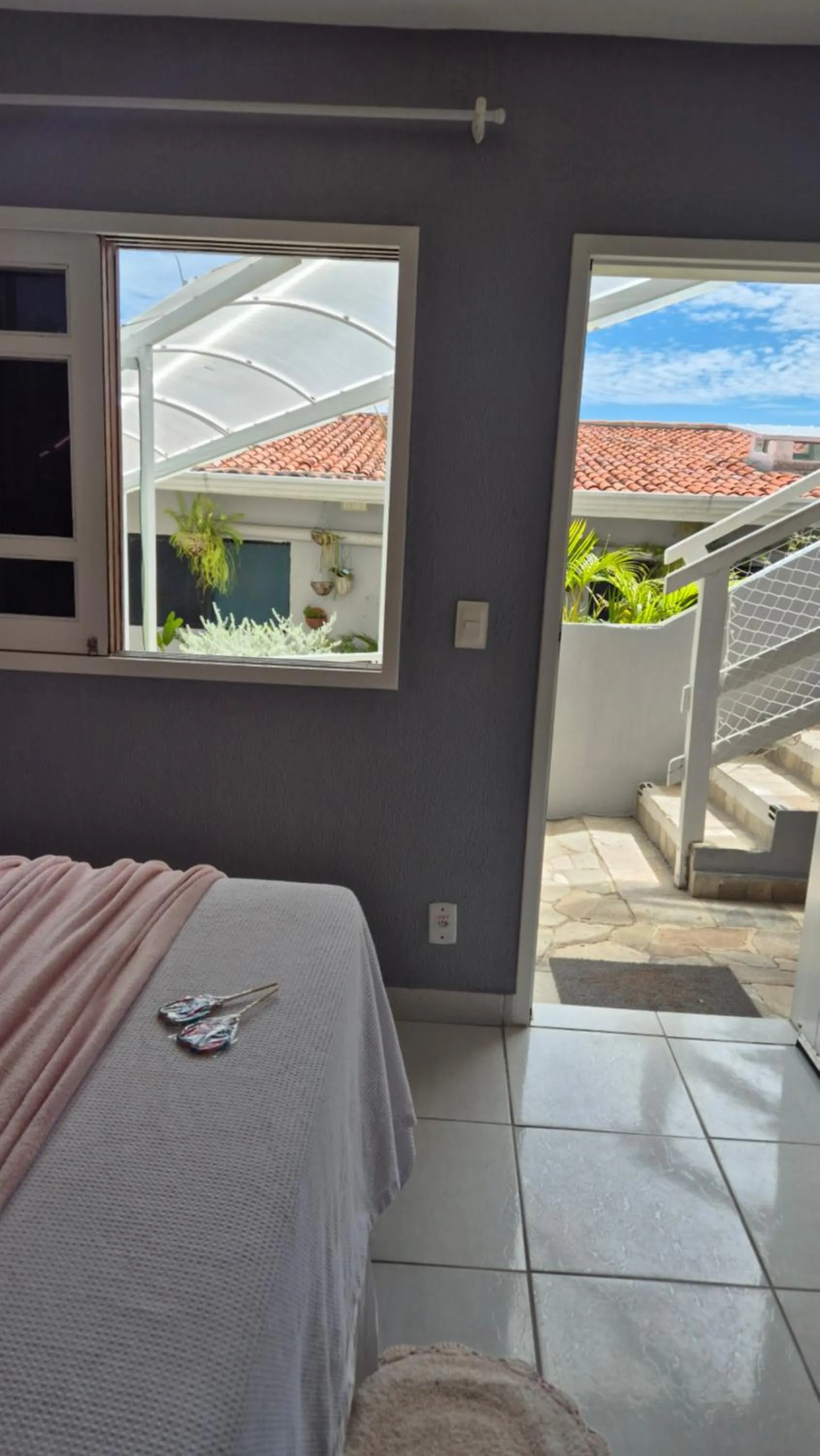 View (from property/room), Bed in Pousada America do Sol