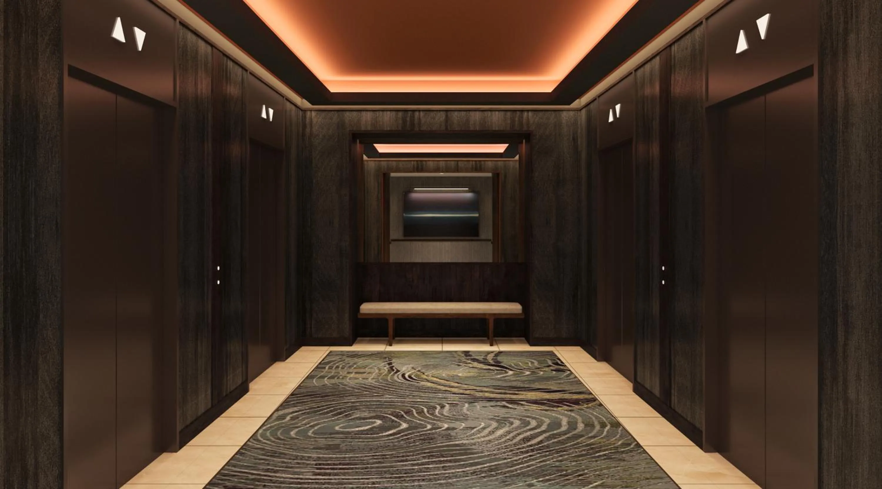 elevator in Caesars New Orleans, A Caesars Destination