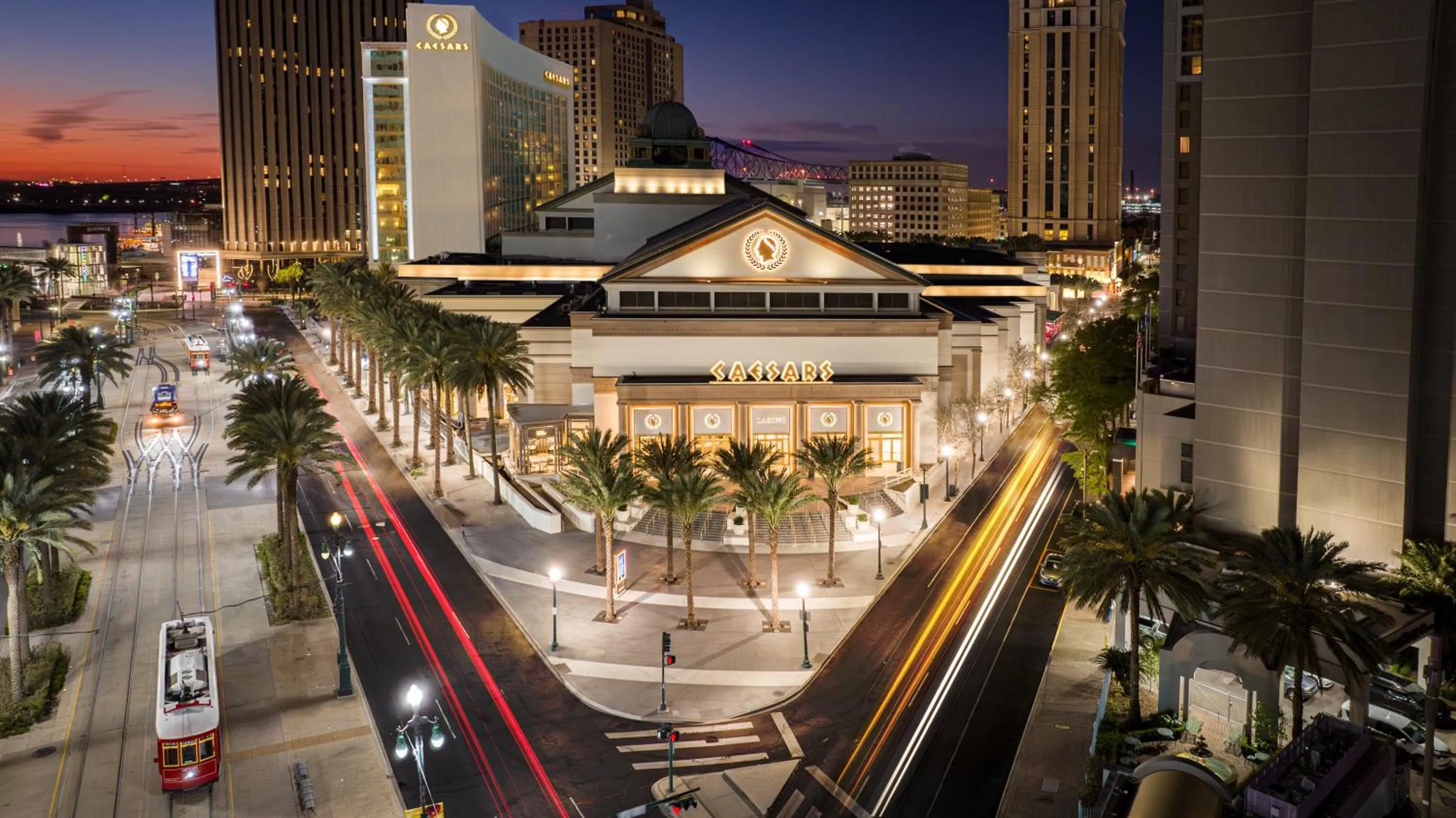 Property building in Caesars New Orleans, A Caesars Destination