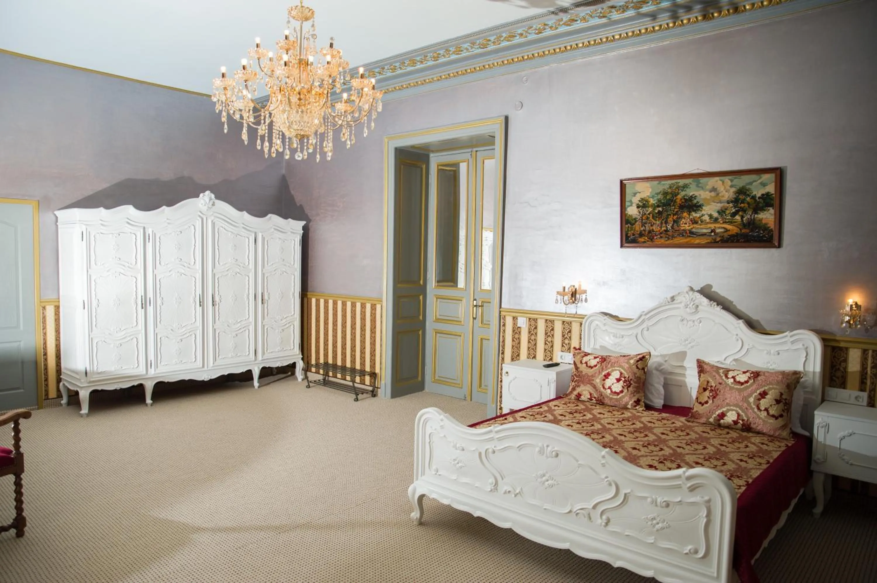 Bed in NF Palace Old City Bucharest