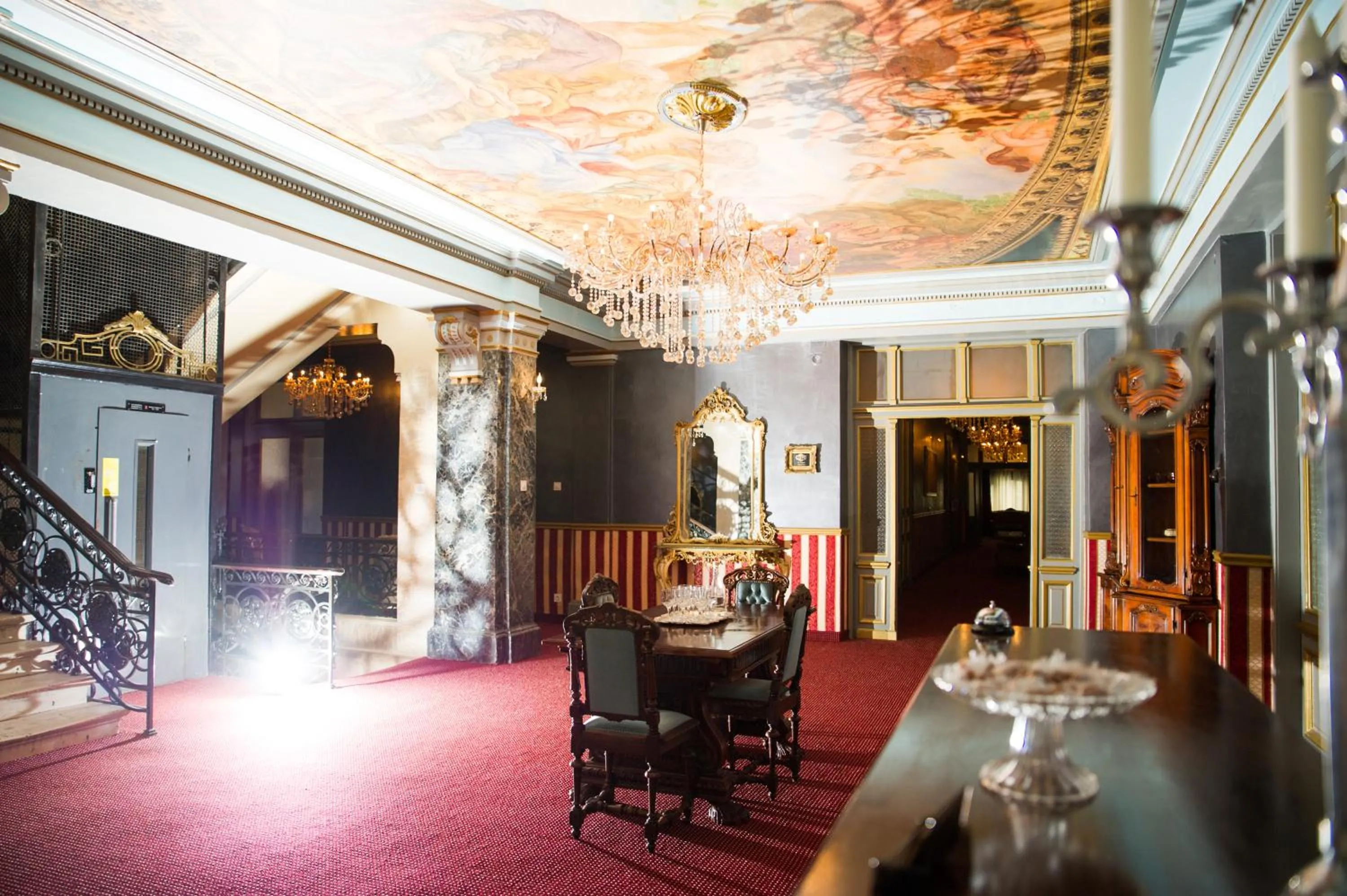 Library in NF Palace Old City Bucharest