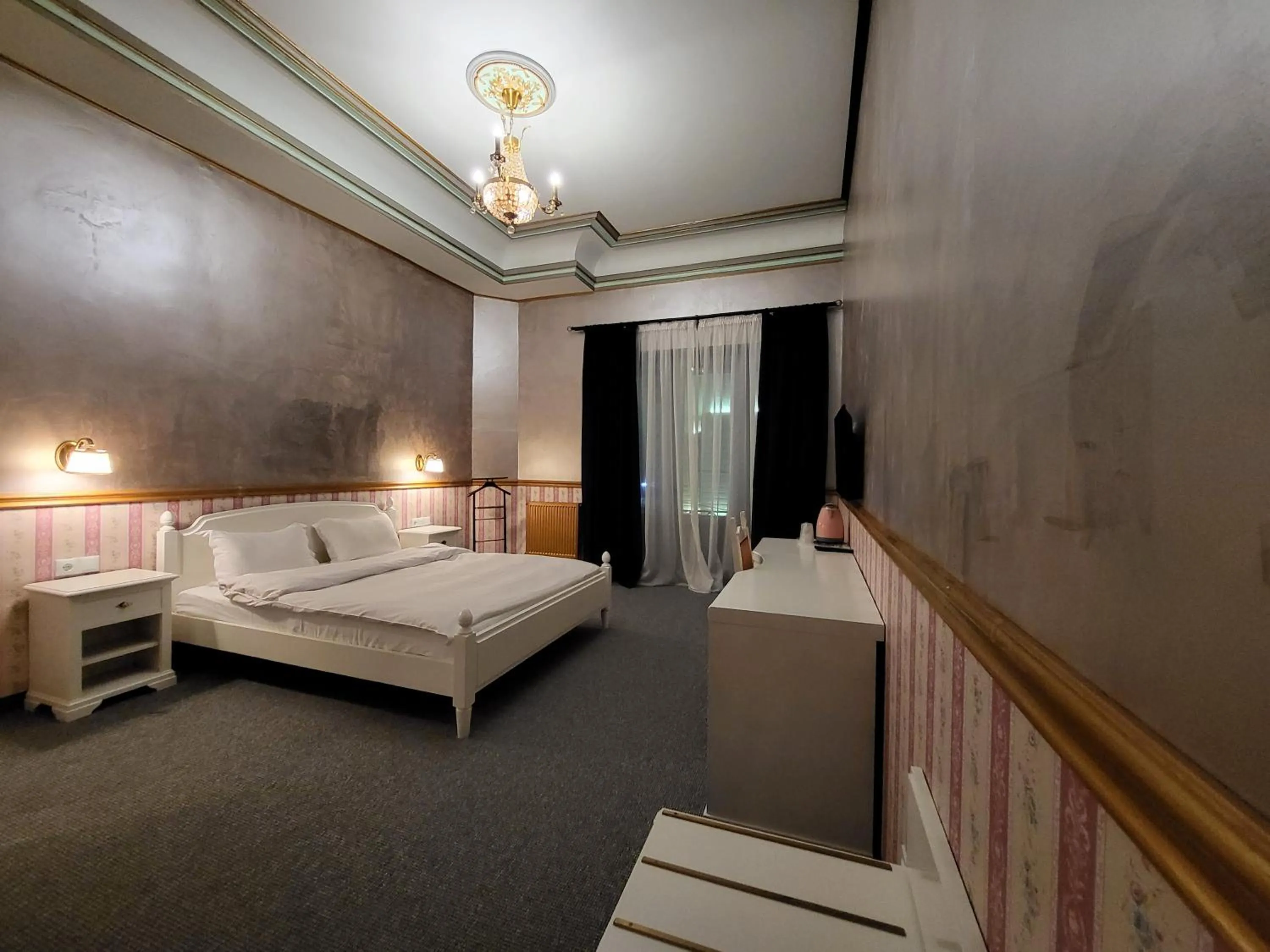 Photo of the whole room, Bed in NF Palace Old City Bucharest