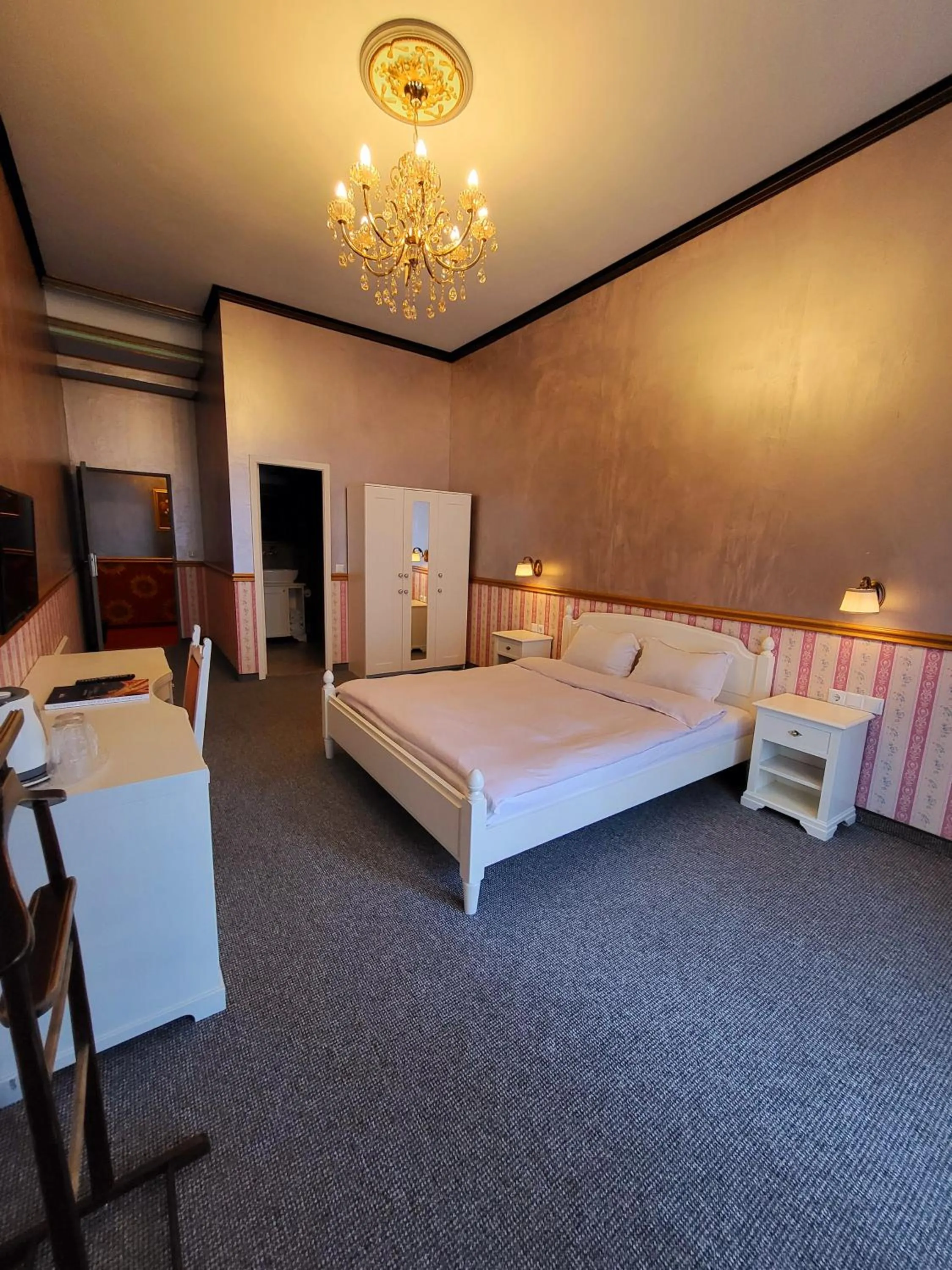 Photo of the whole room, Bed in NF Palace Old City Bucharest