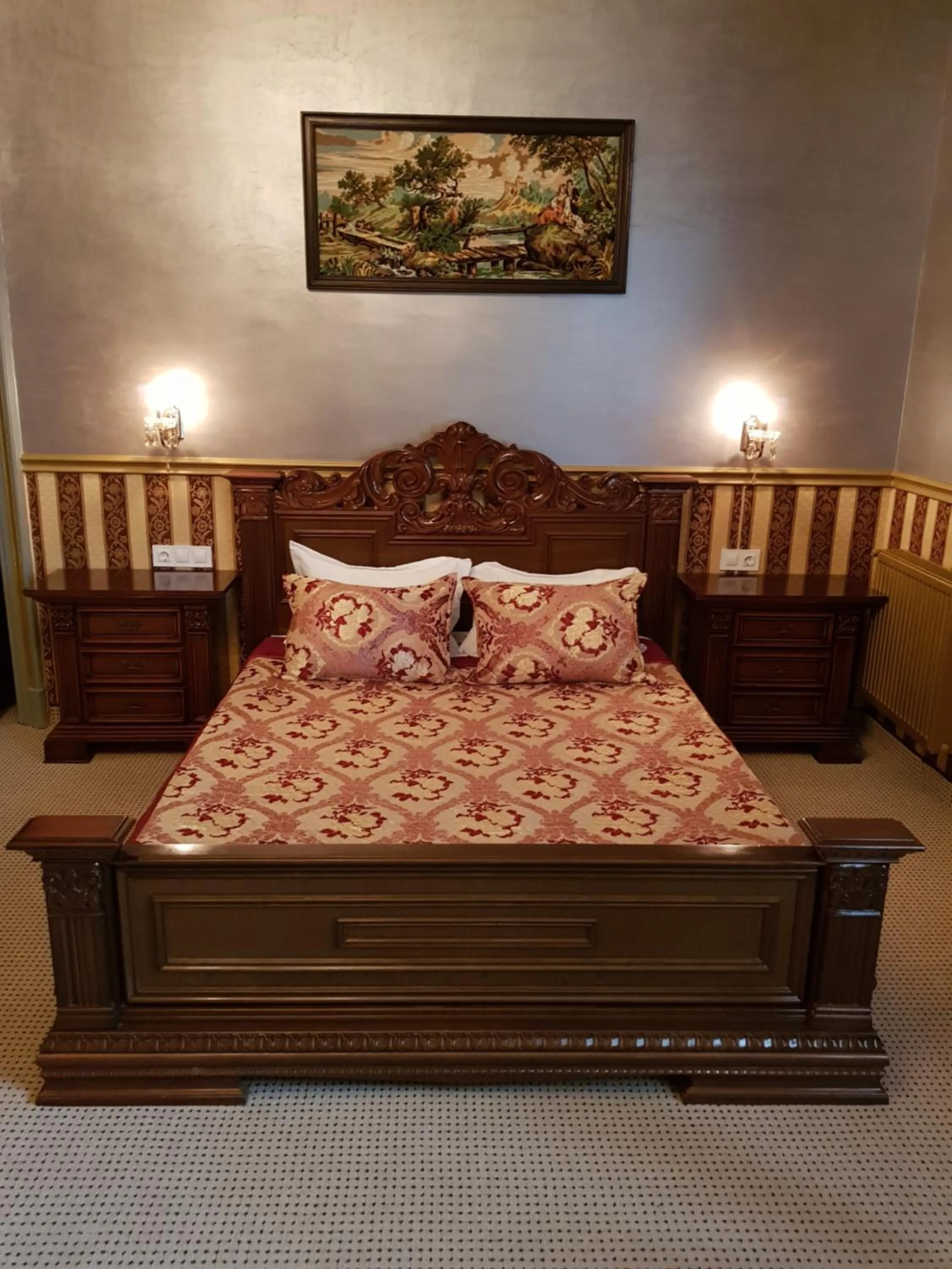 Bed in NF Palace Old City Bucharest