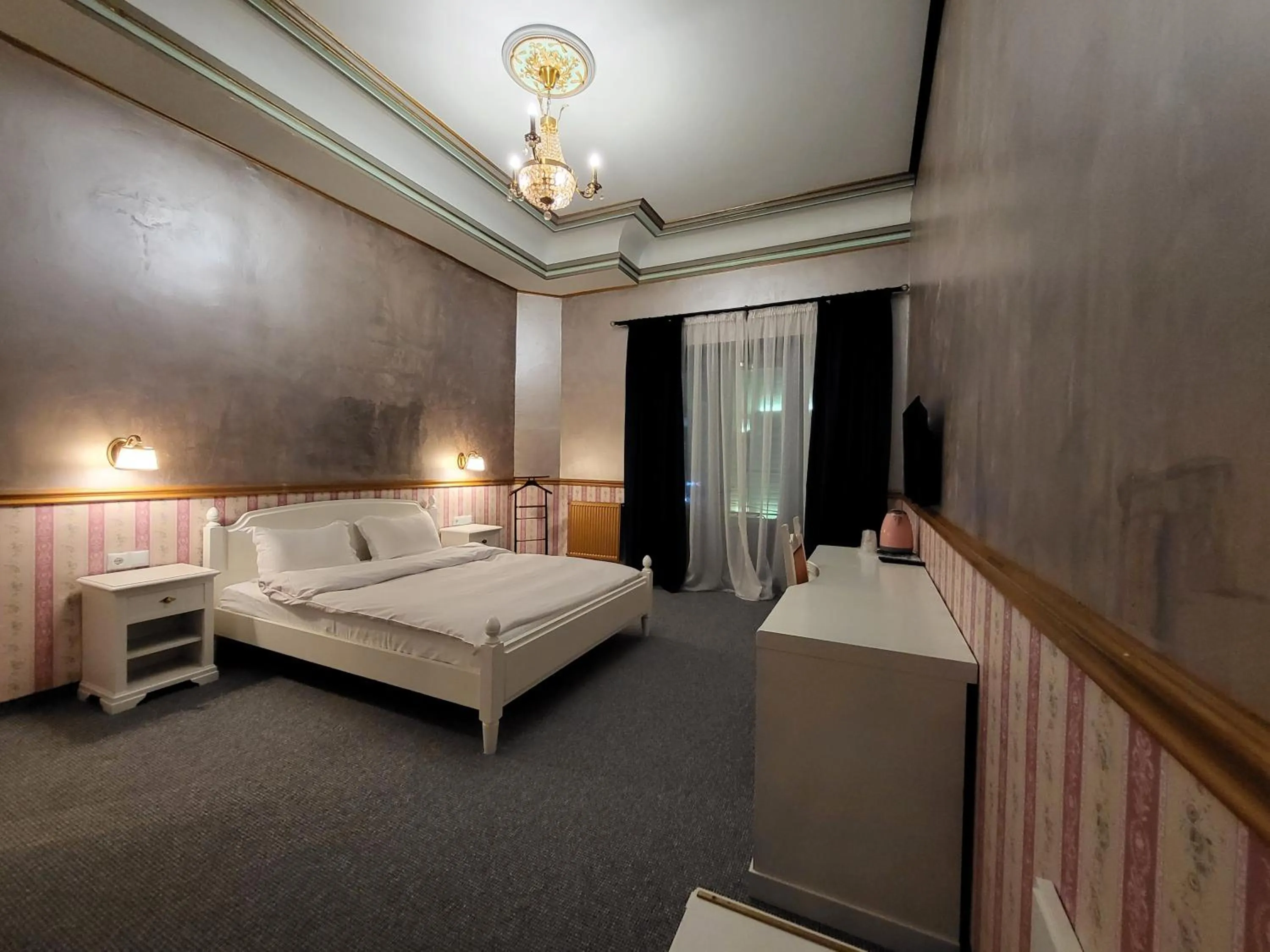 Photo of the whole room, Bed in NF Palace Old City Bucharest