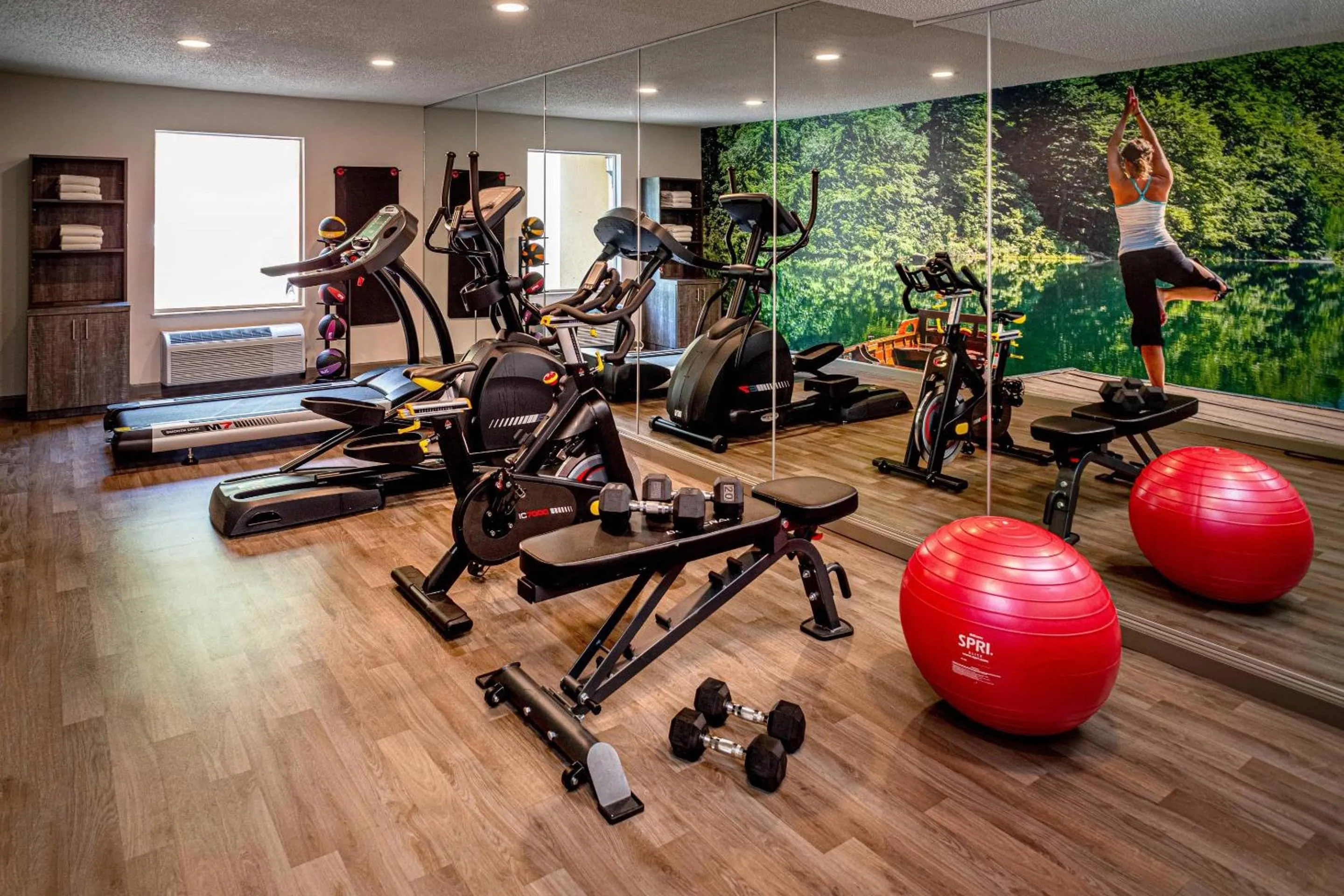 Fitness centre/facilities in Clarion Pointe Beckley