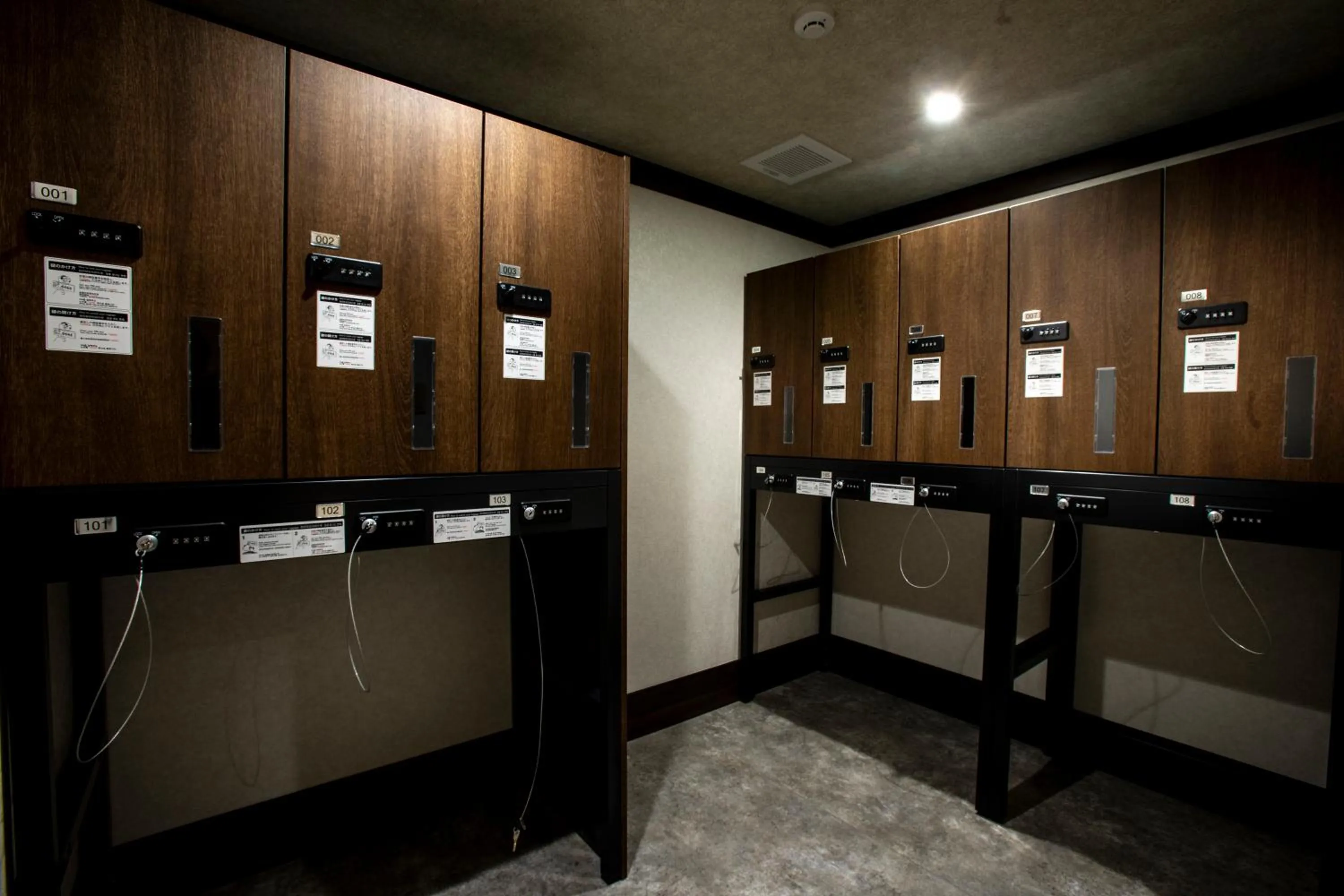 locker in Machiyado ICHIRYU