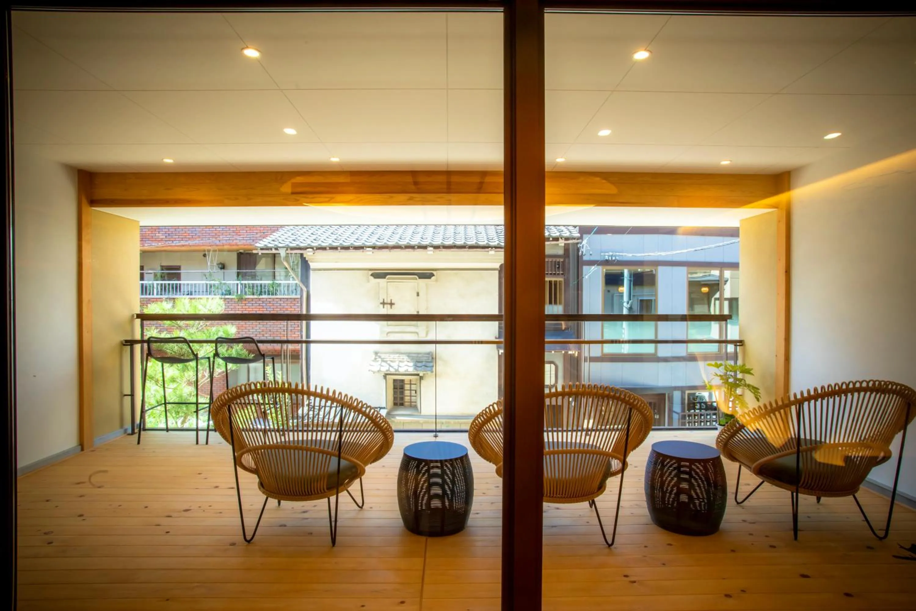 Communal lounge/ TV room in Machiyado ICHIRYU