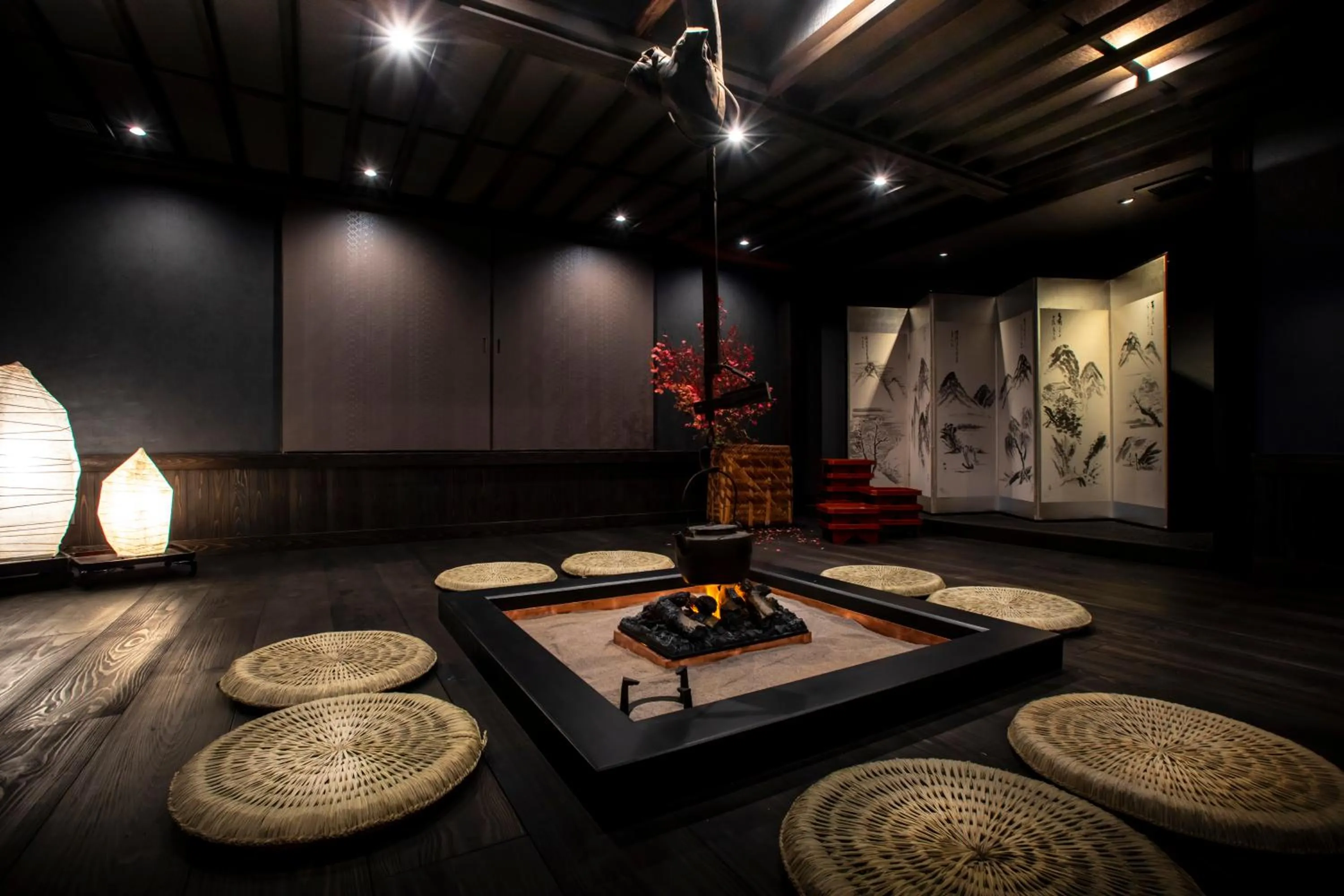 Communal lounge/ TV room in Machiyado ICHIRYU