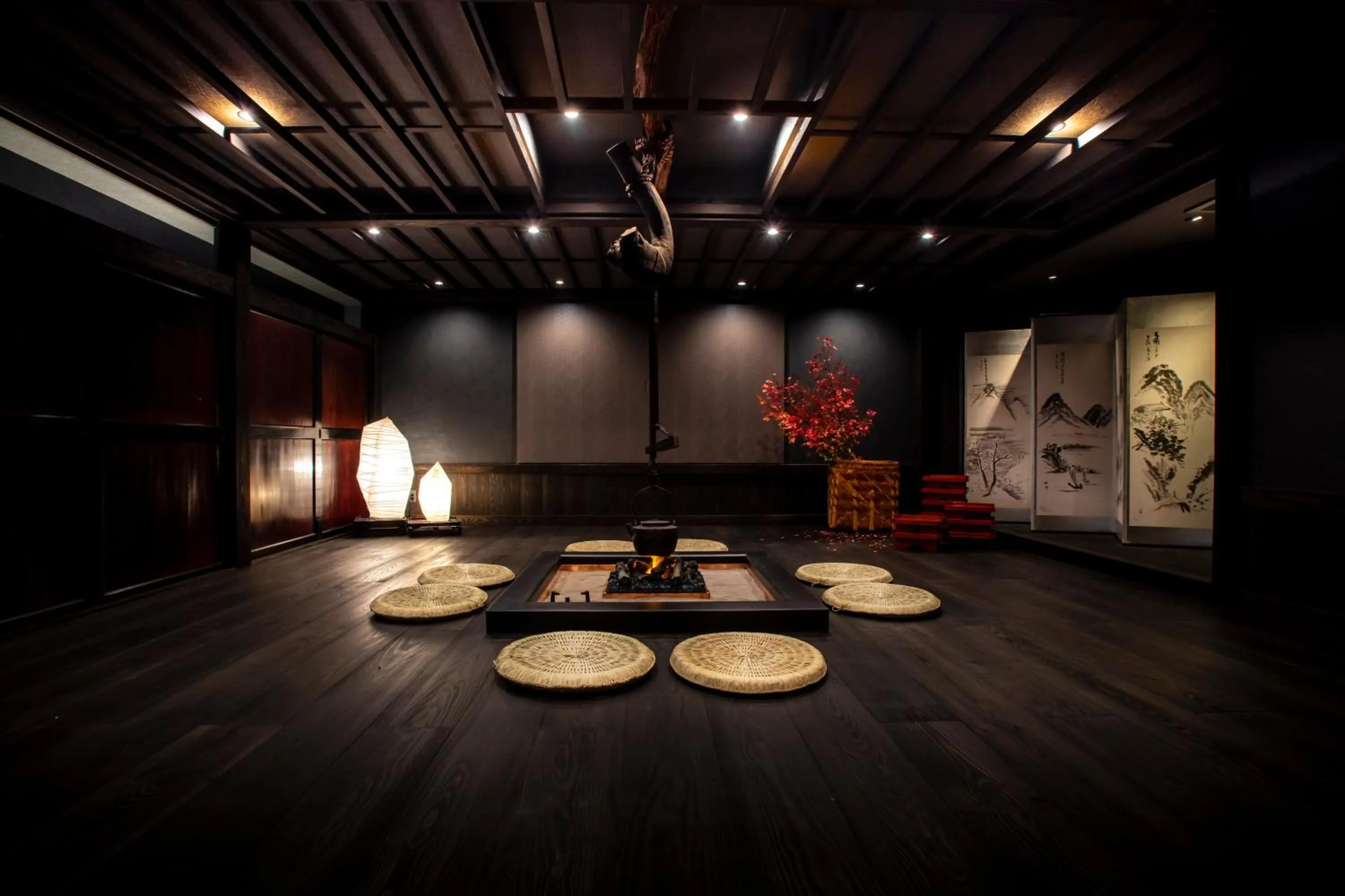 Communal lounge/ TV room in Machiyado ICHIRYU