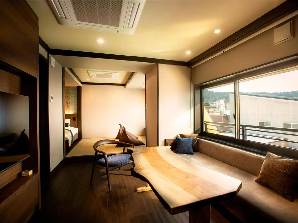 Seating area in Machiyado ICHIRYU