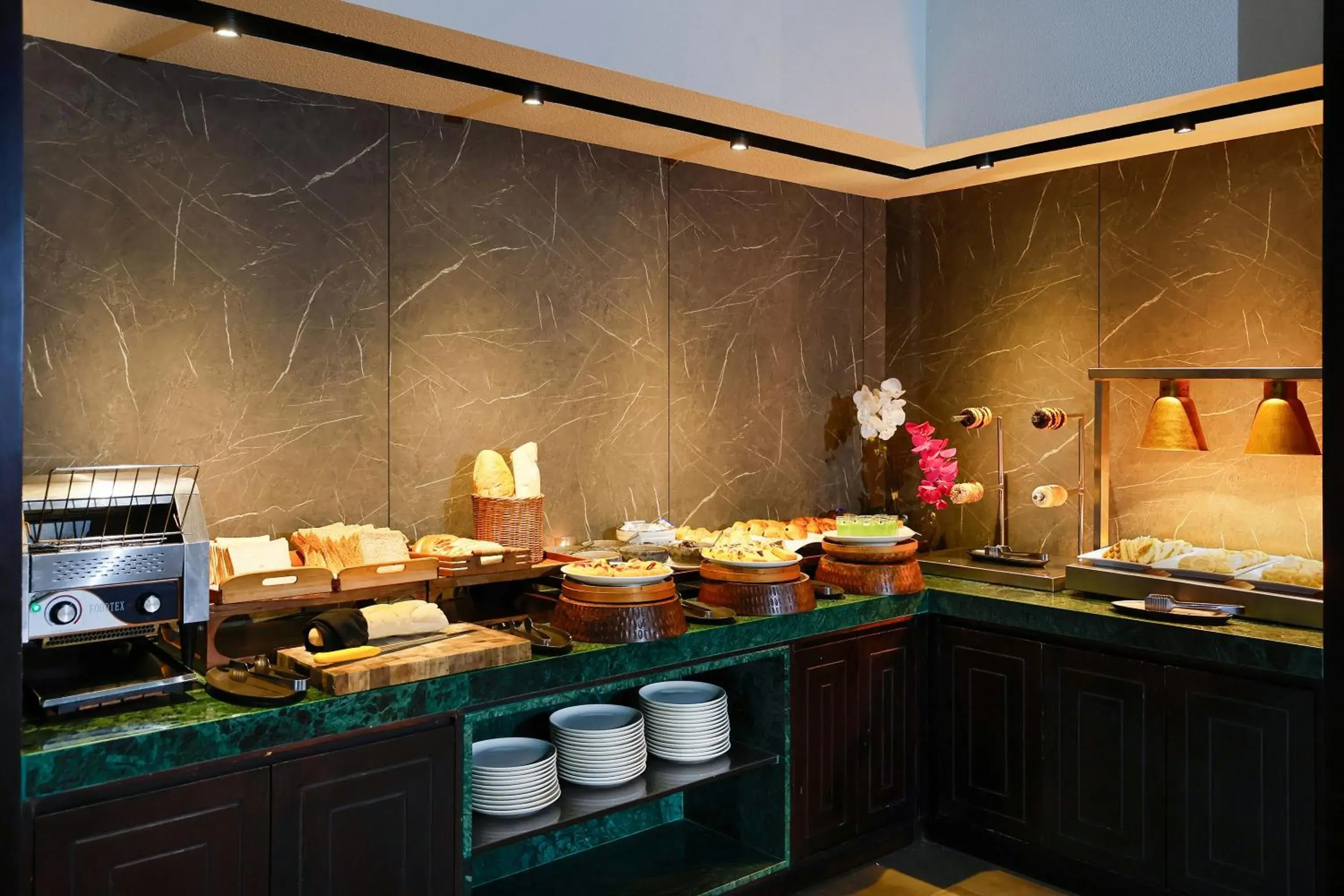 Buffet breakfast in Rama Beach Resort and Villas Buffet breakfast in Rama Beach Resort and Villas