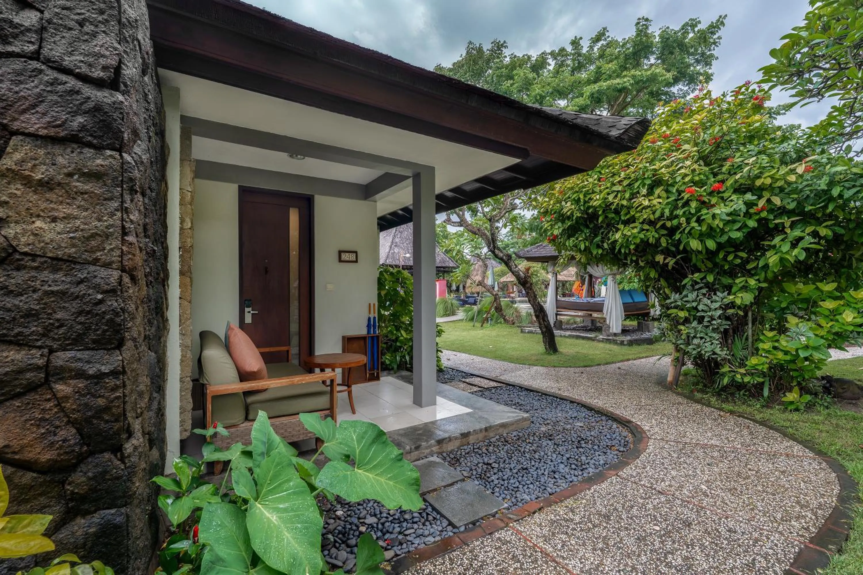 Balcony/Terrace in Rama Beach Resort and Villas