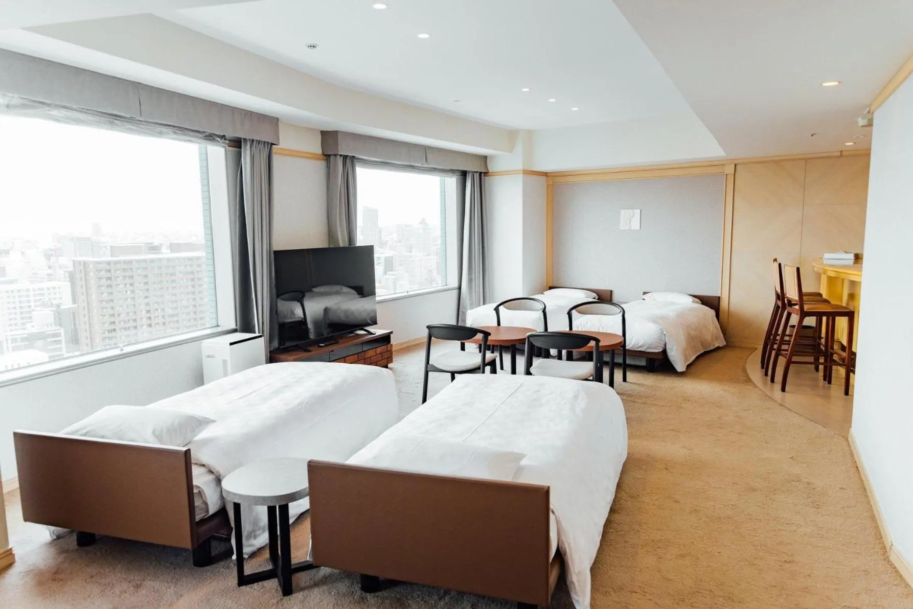 Photo of the whole room, Bed in Sapporo Prince Hotel