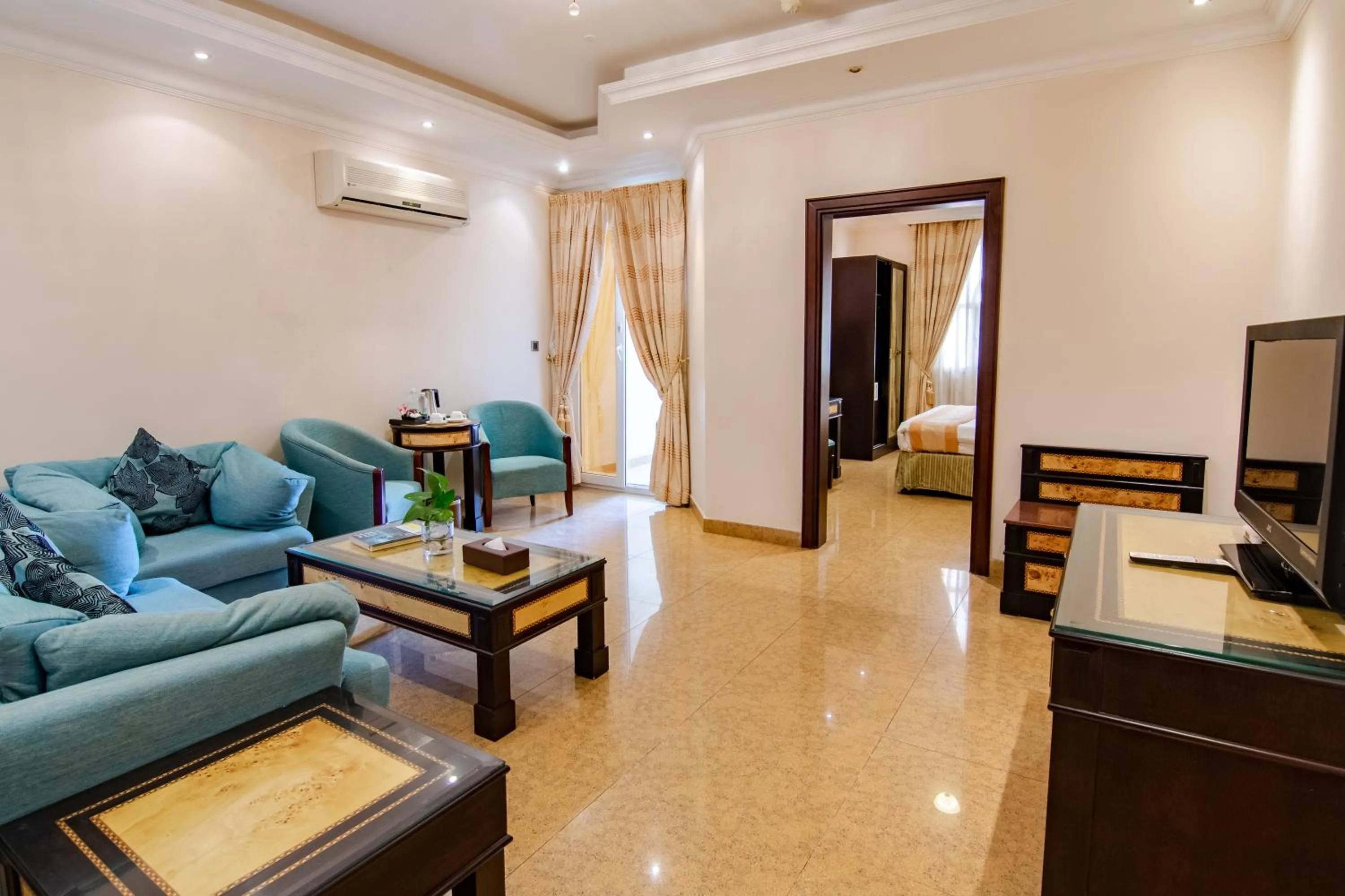 Living room in Garden Hotel Muscat By Royal Titan Group