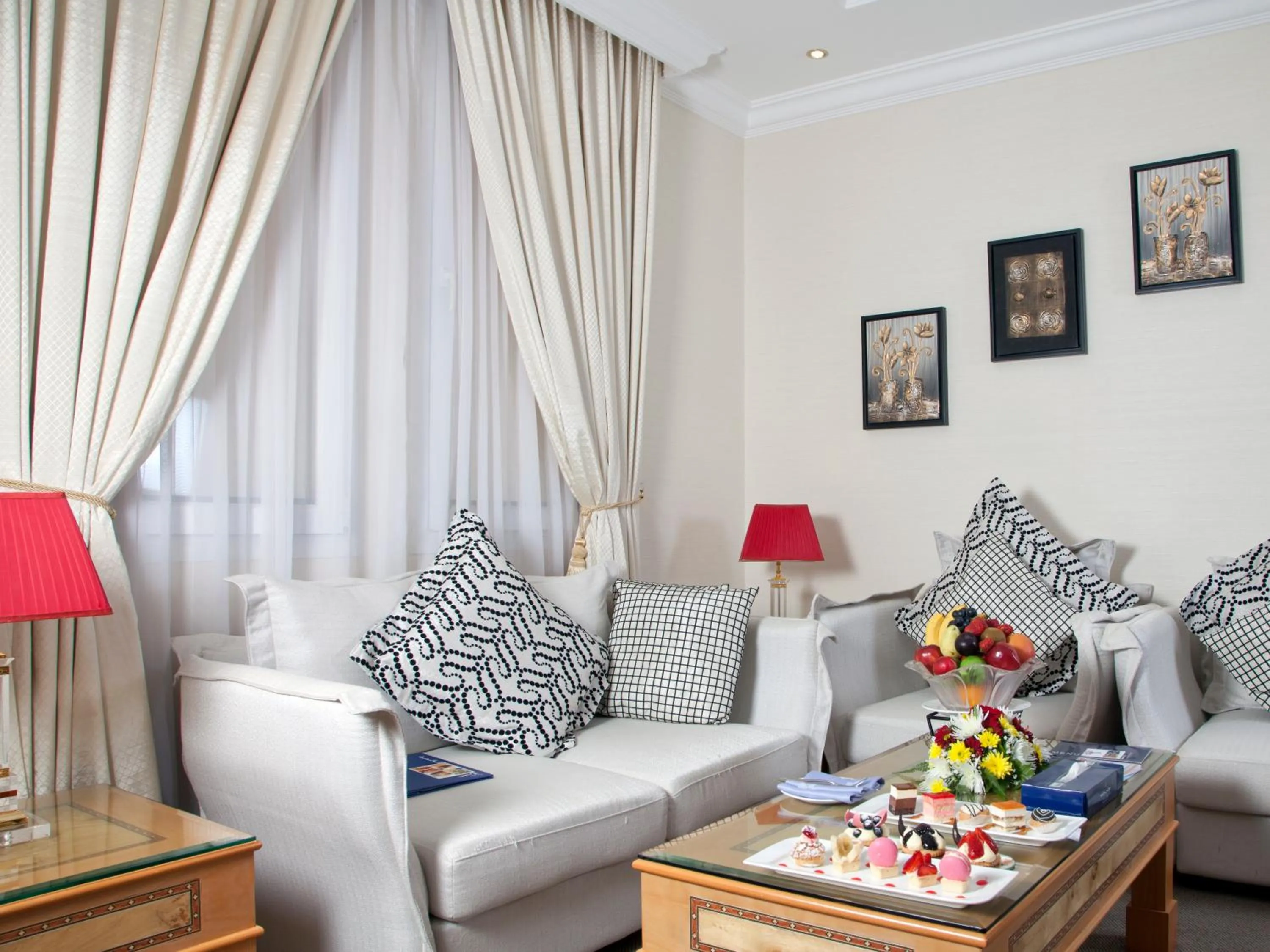 Living room in Garden Hotel Muscat By Royal Titan Group