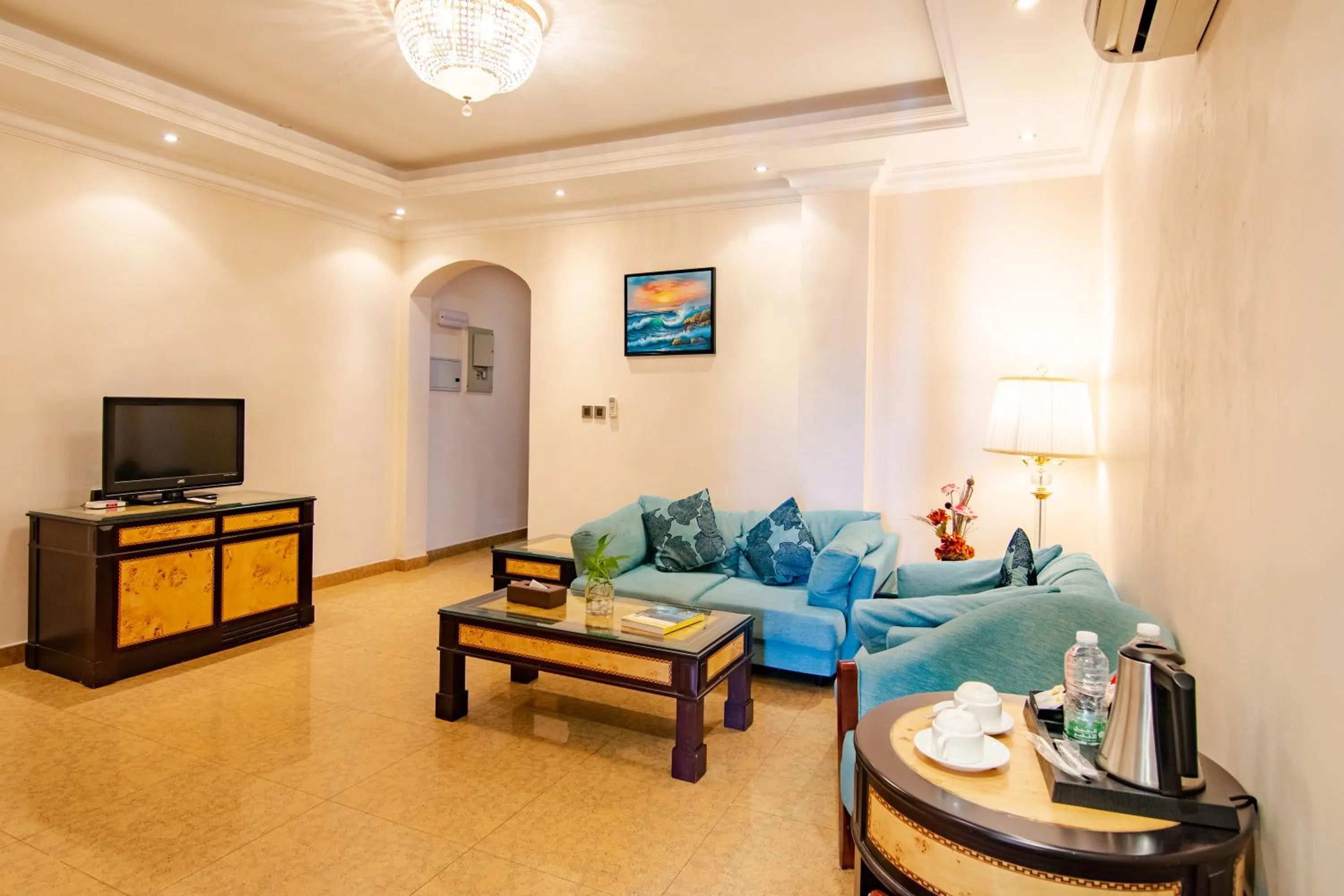 Living room in Garden Hotel Muscat By Royal Titan Group