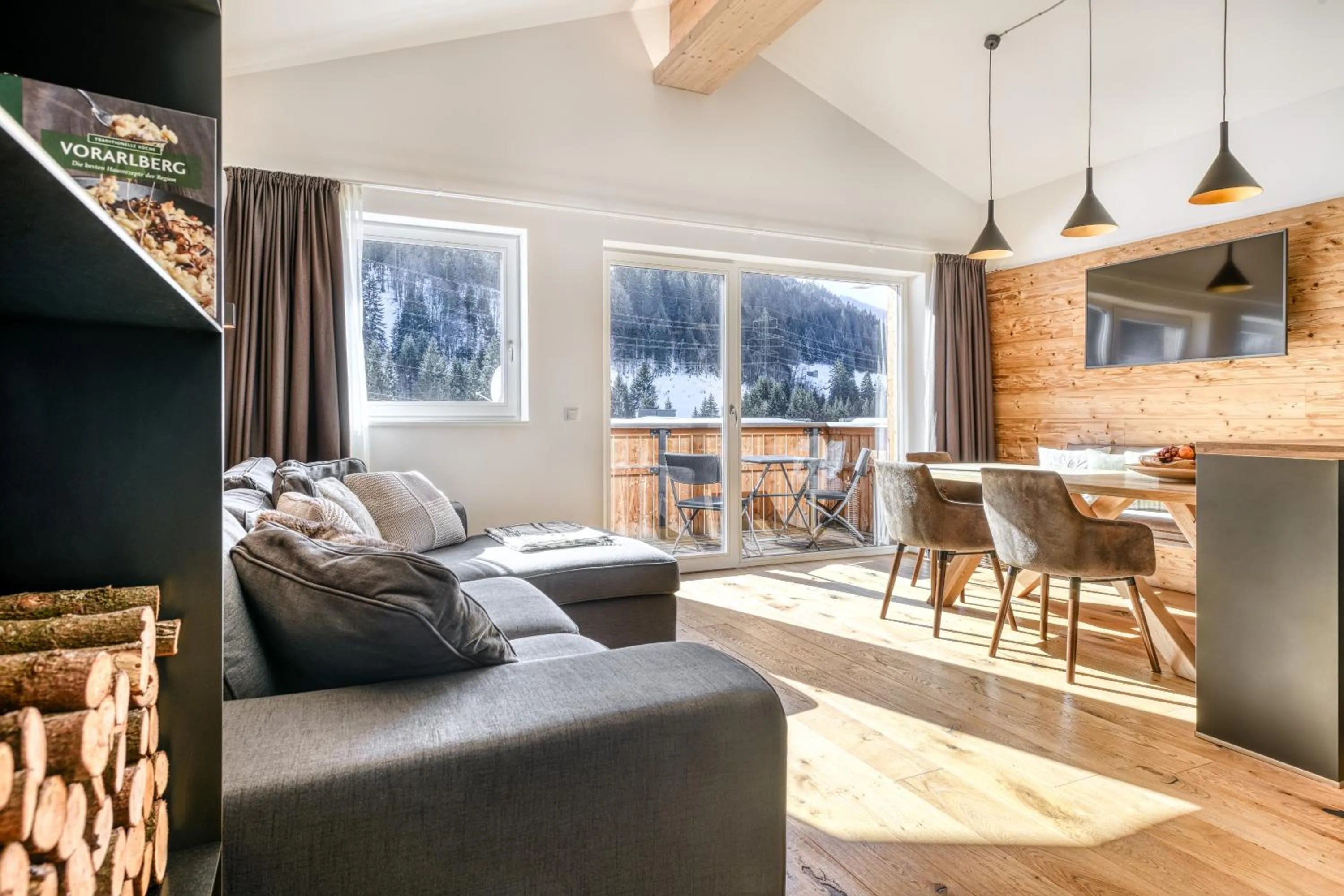 Living room in Arlberg Chalets