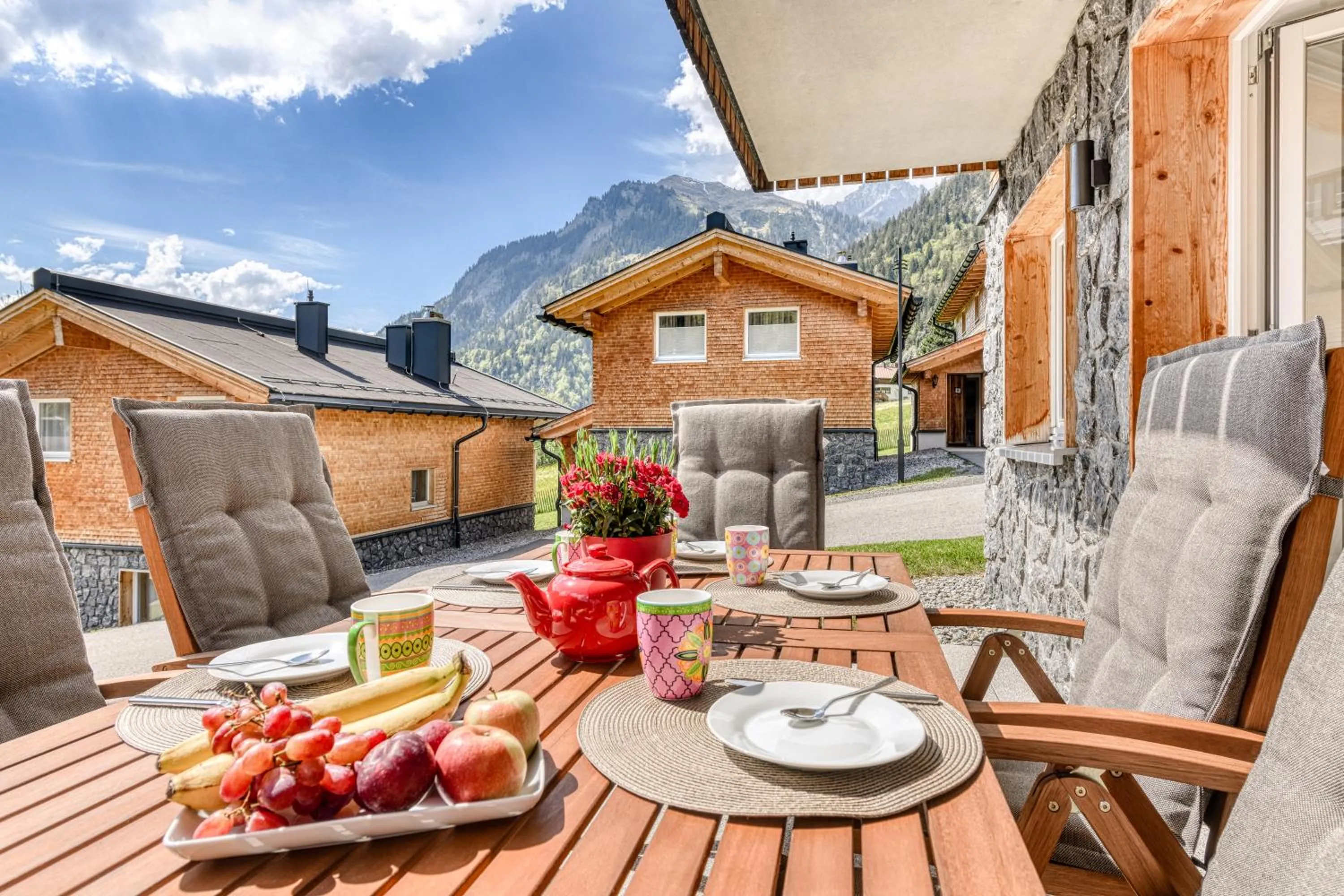 Balcony/Terrace in Arlberg Chalets