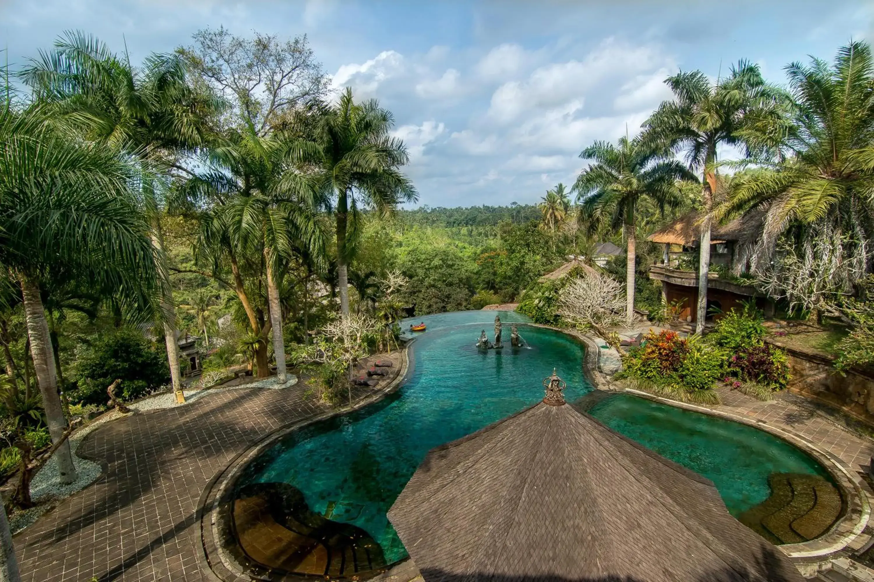 Pool view in The Payogan Villa Resort and Spa Pool view in The Payogan Villa Resort and Spa