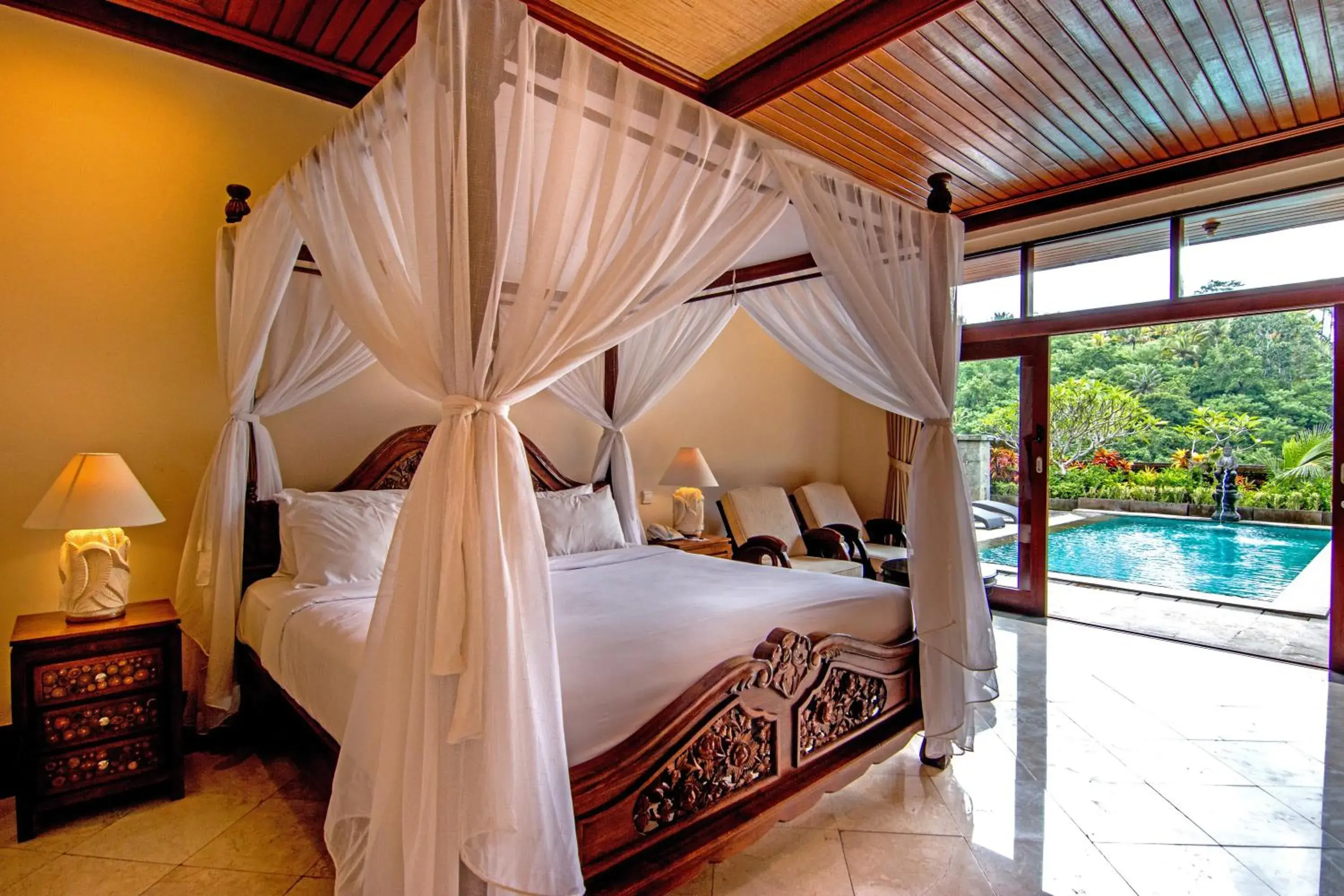 Bed in The Payogan Villa Resort and Spa Bed in The Payogan Villa Resort and Spa